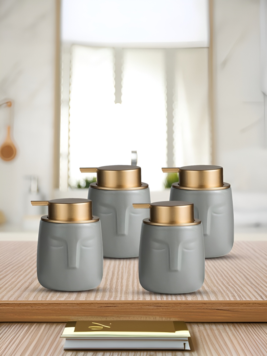 

The Better Home Grey 4 Ceramic Soap Dispenser