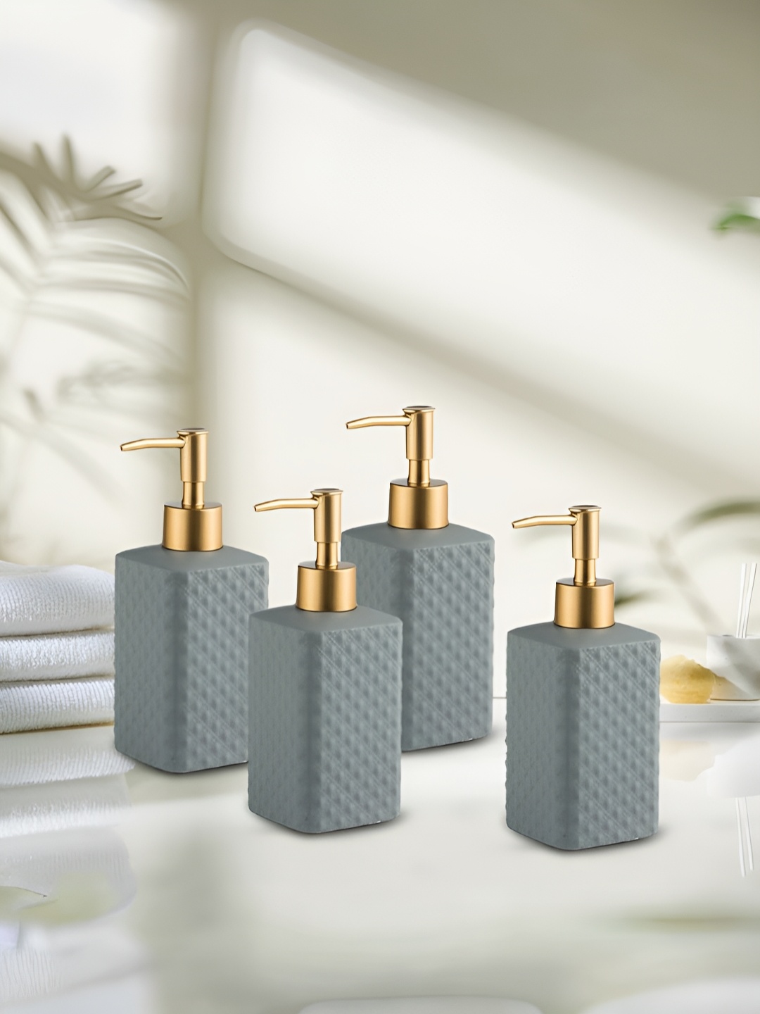 

The Better Home Grey 4 Ceramic Soap Dispenser
