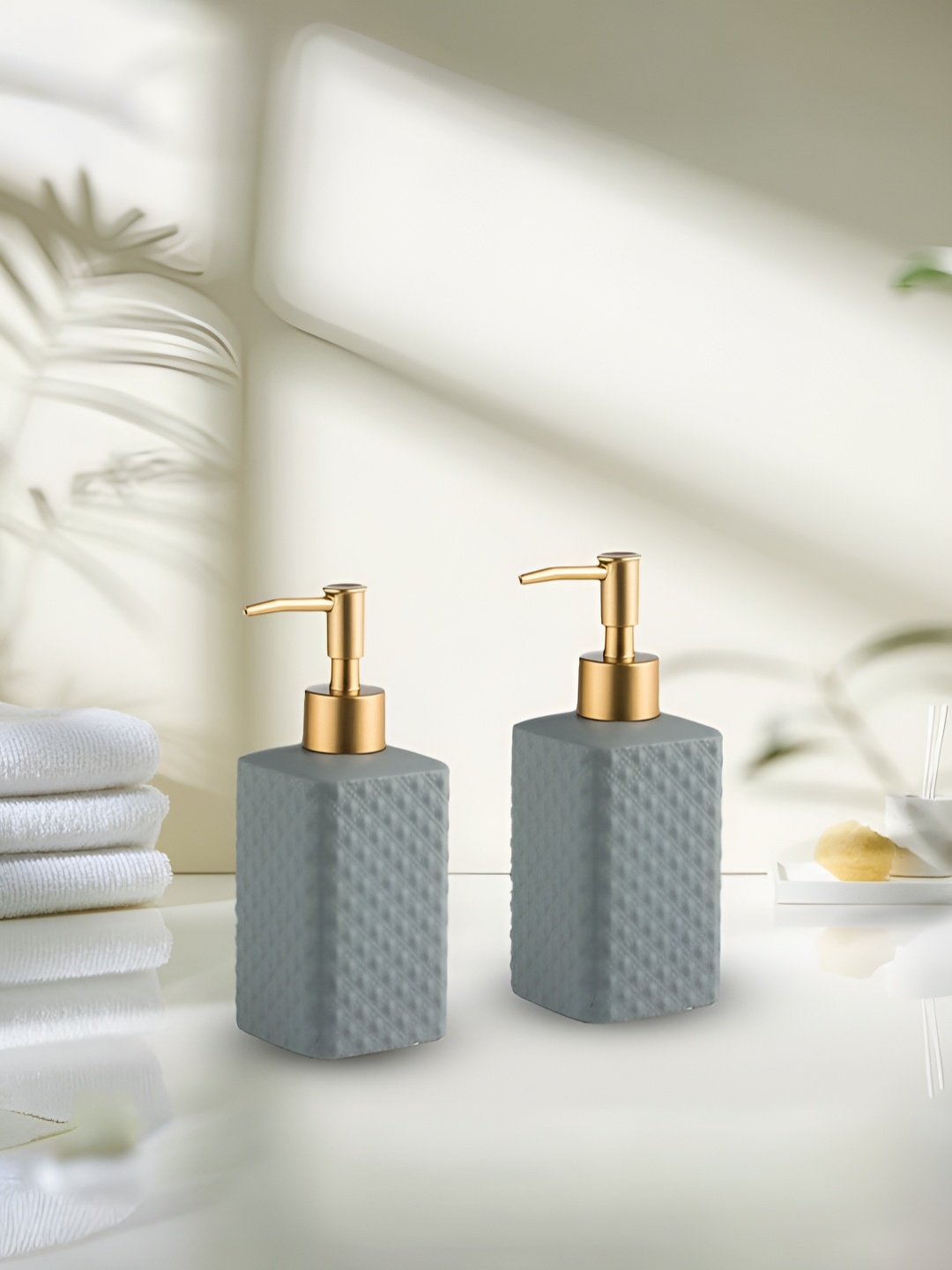 

The Better Home Grey 2 Ceramic Soap Dispenser