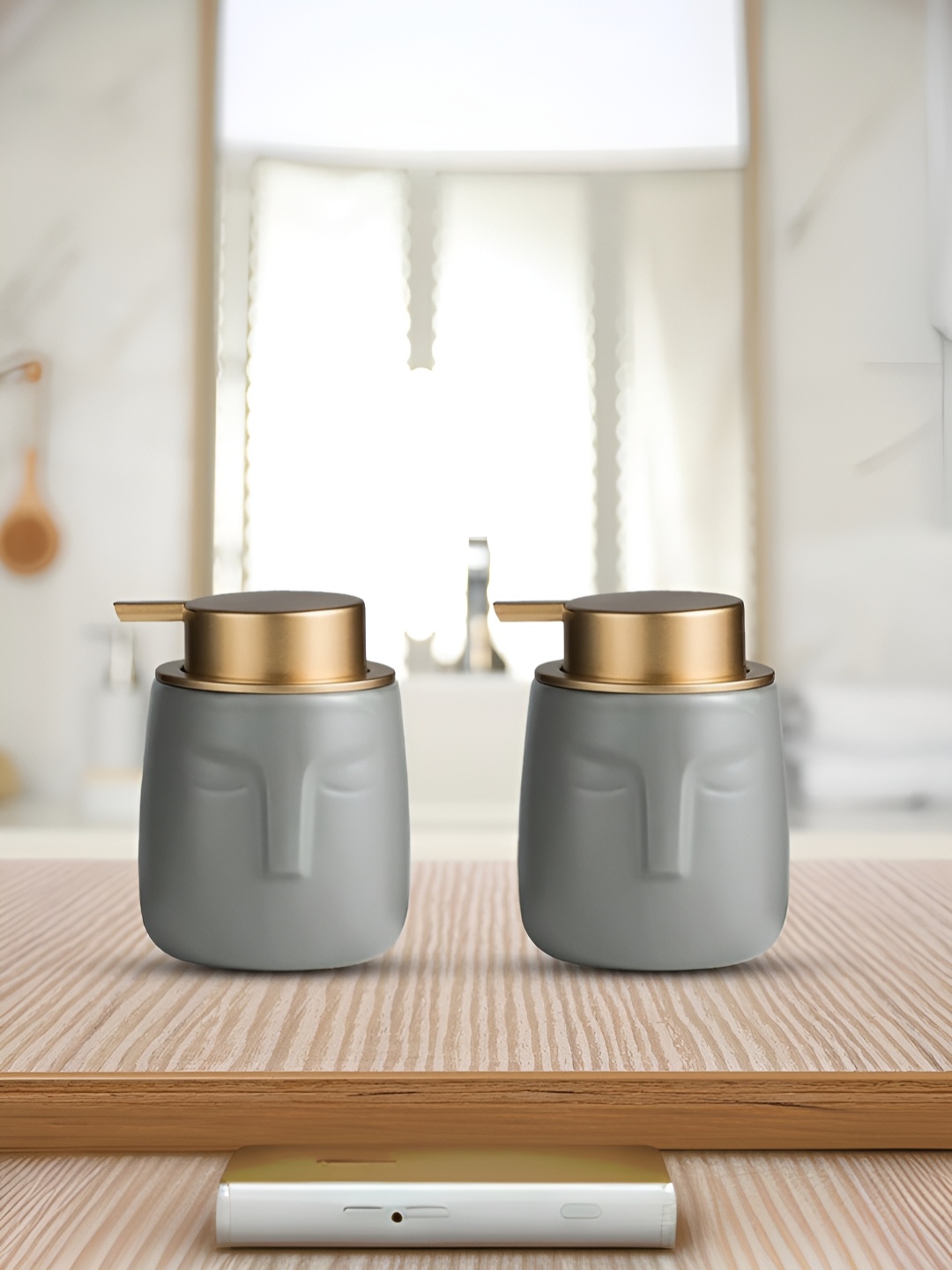 

The Better Home Grey 2 Ceramic Soap Dispenser