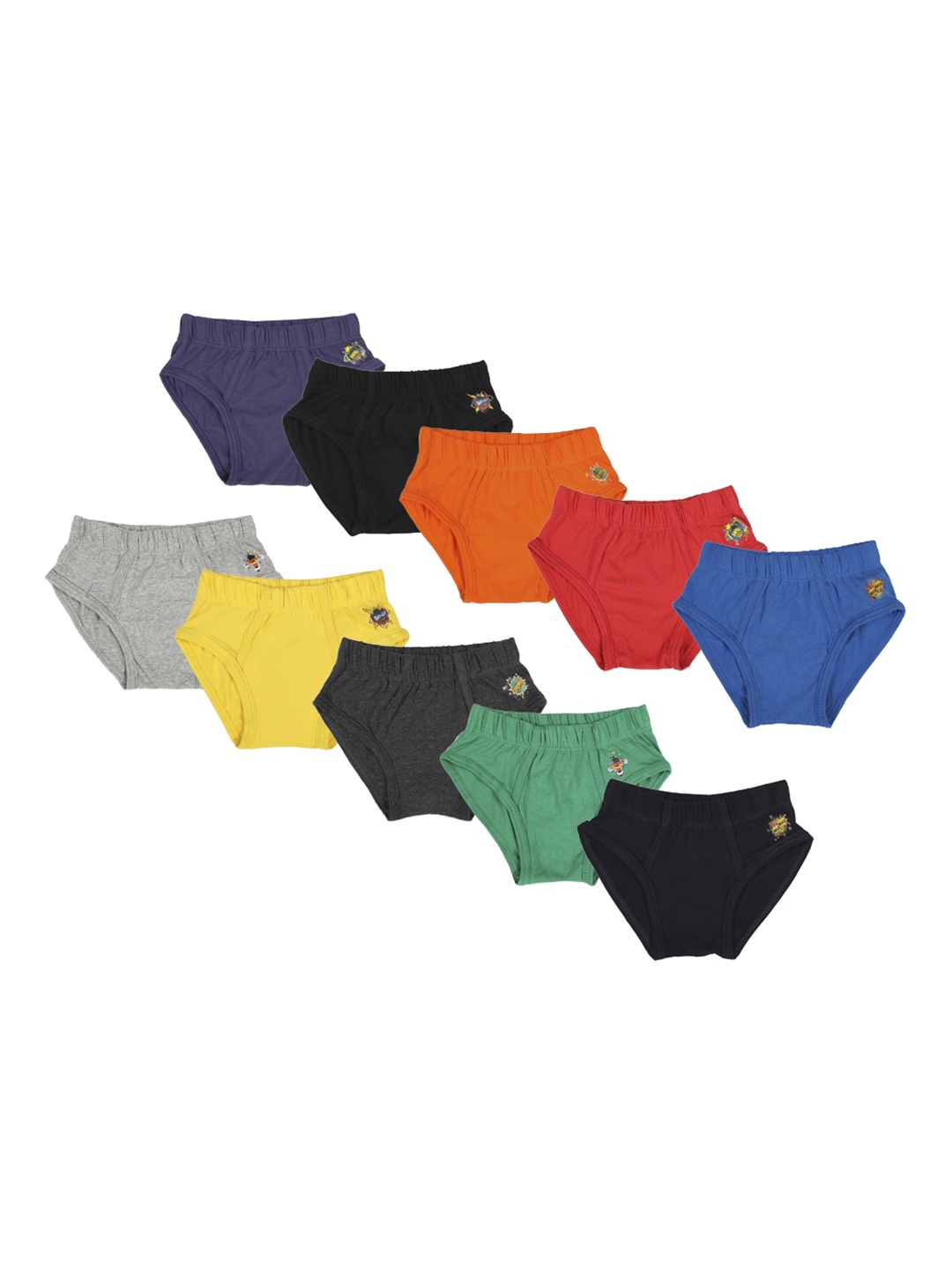 

BRAT Boys Pack Of 6 Assorted Basic Briefs BR-BI-BR003-IE-2X5-6-PO6