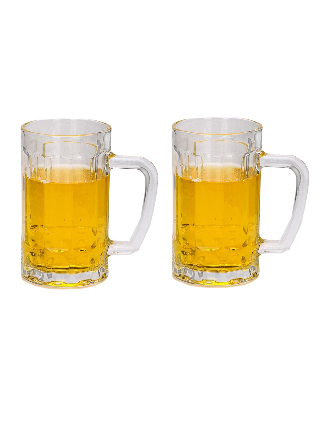 

1ST TIME Transparent 2 Pcs Dishwasher Safe Beer Glasses 400 ml Each