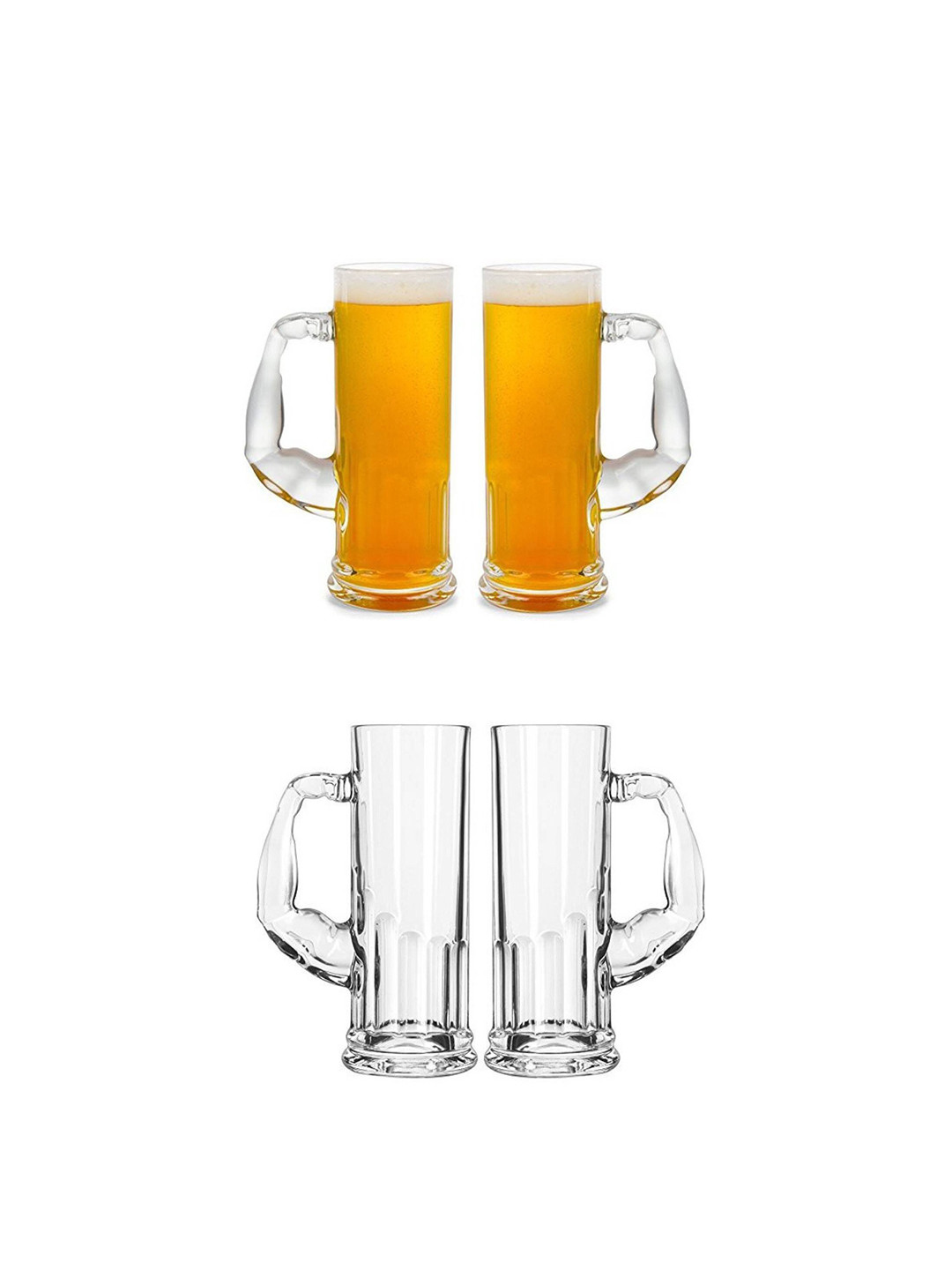 

1ST TIME Transparent 4 Pieces Beer Glasses