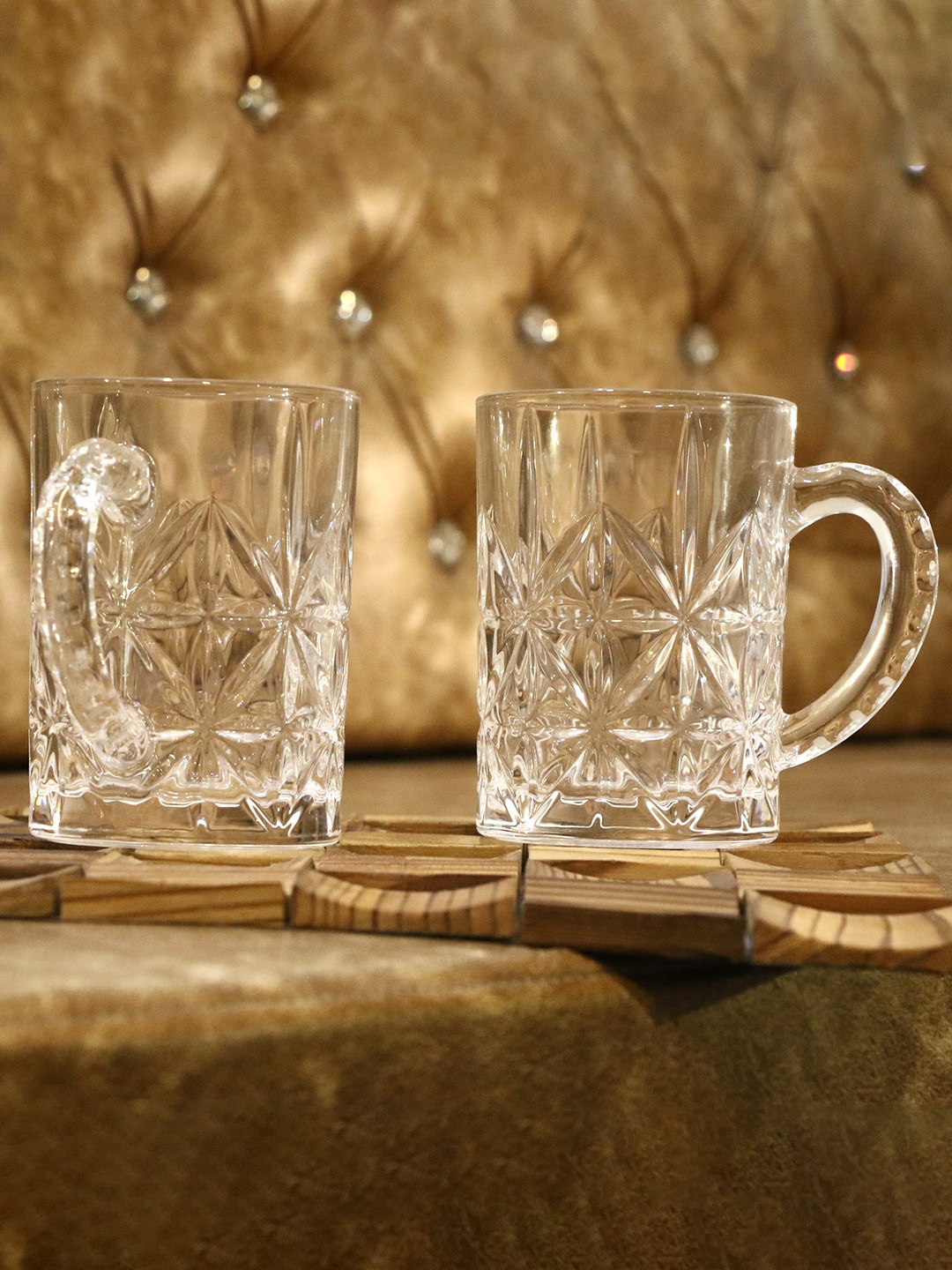 

1ST TIME Transparent 2 Pieces Water Glass 450 ml Each