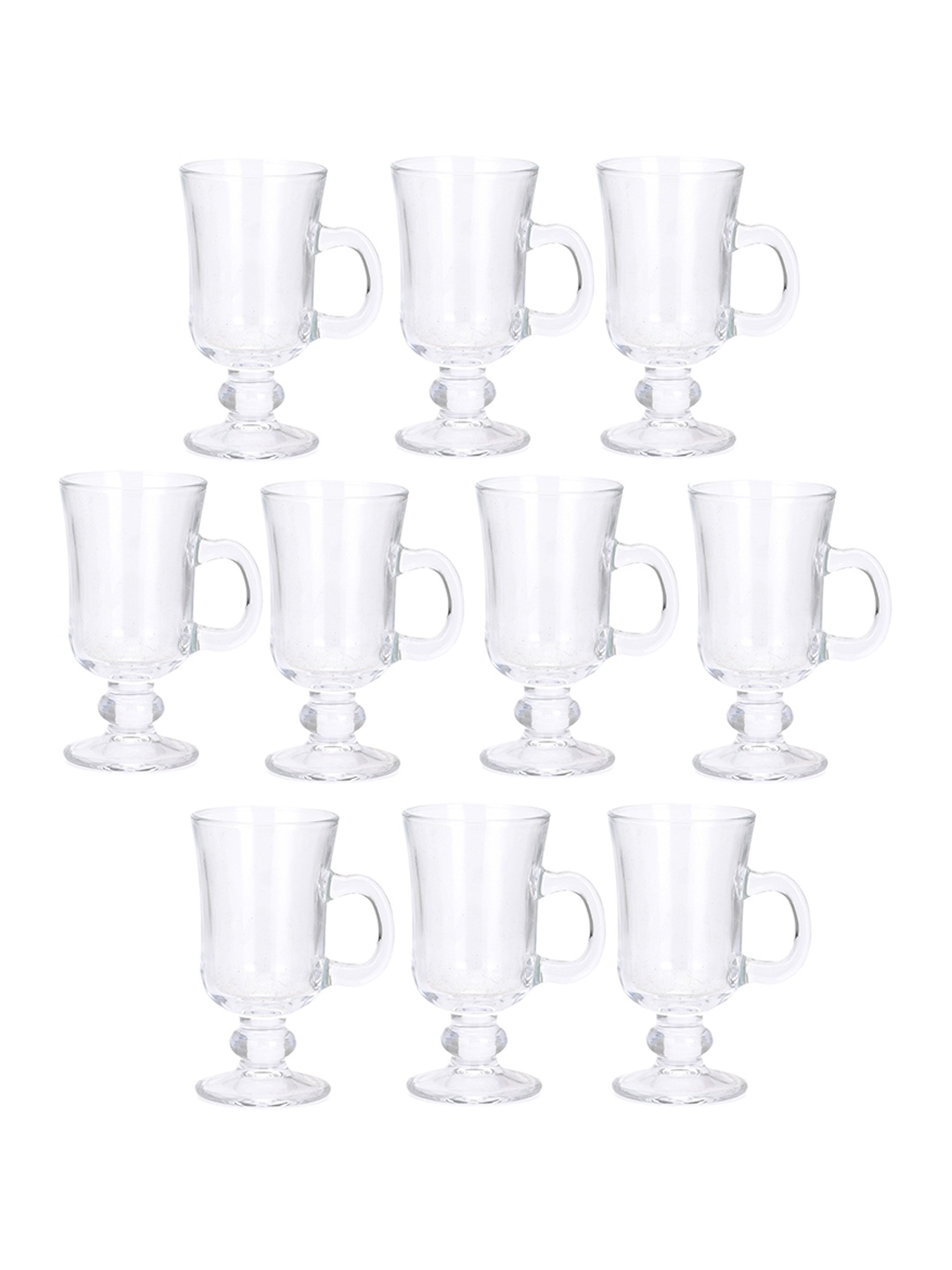 

1ST TIME Transparent 10 Pieces Water Glasses-200 ml Each