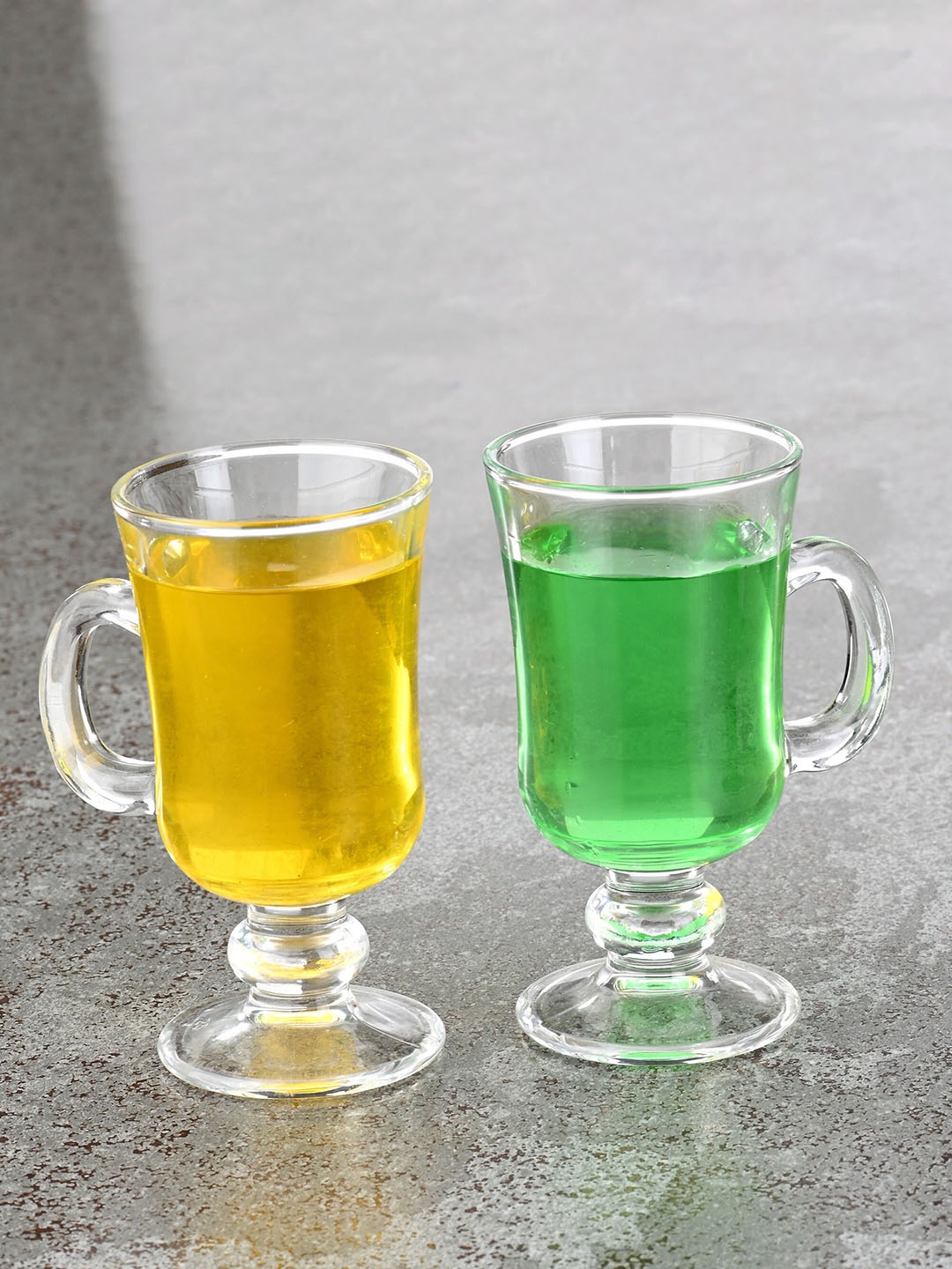 

1ST TIME Transparent 2Pcs Glass Dishwasher Safe Beer Glasses 200ml Each