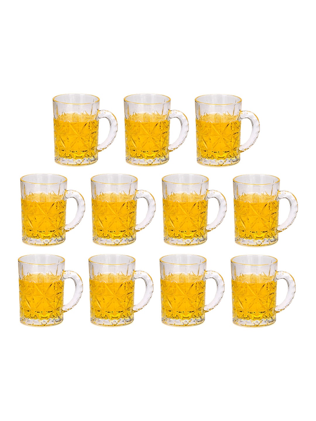 

1ST TIME 11 Pieces Transparent Beer Glasses 450ml Each