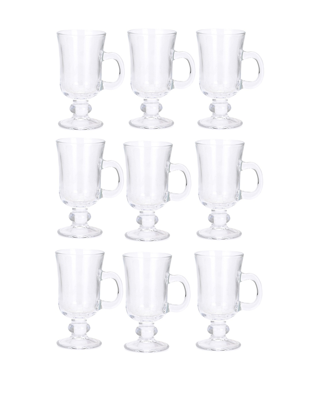 

1ST TIME Transparent 9 Pieces Water Glasses-200 ml Each