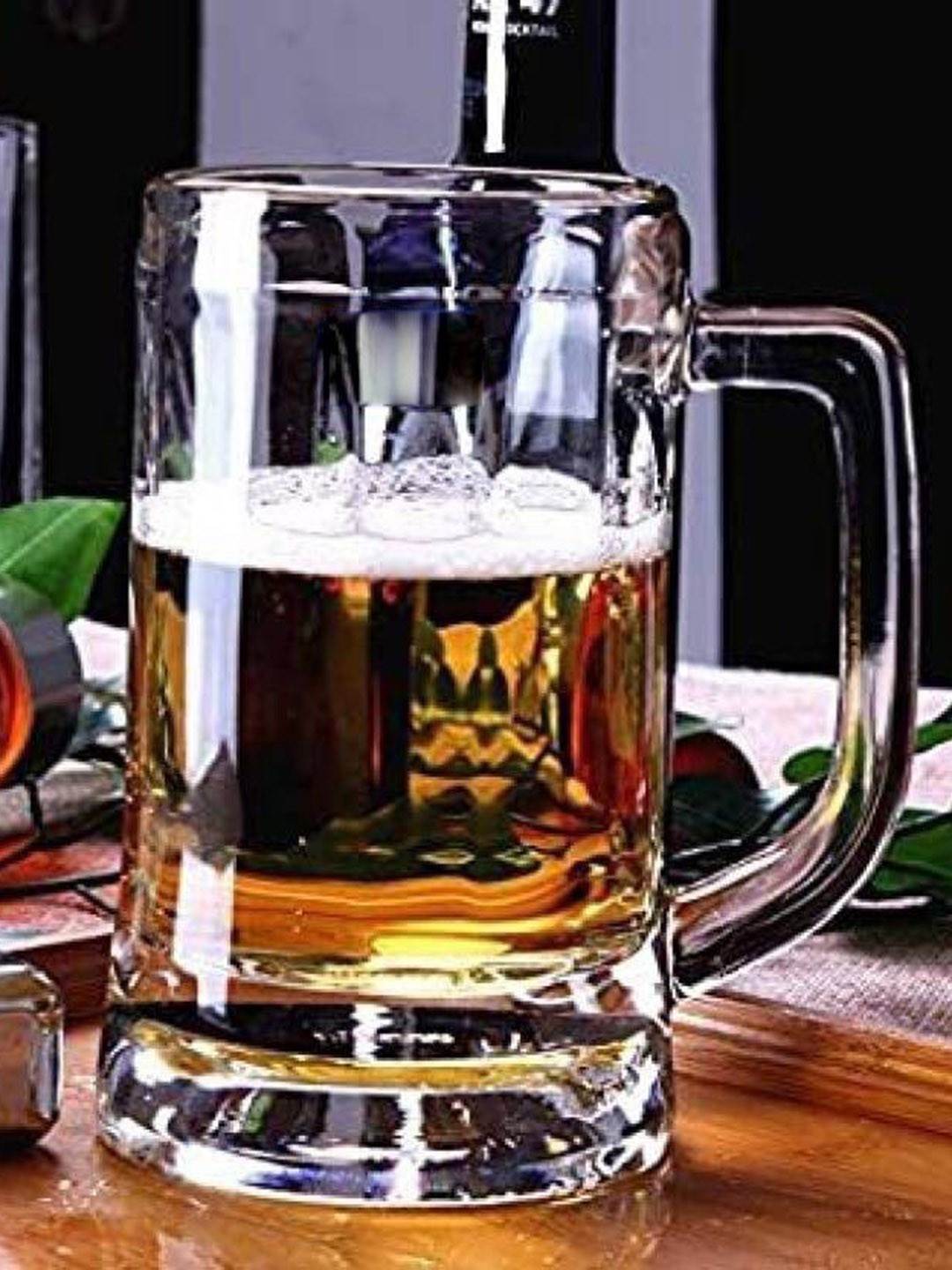 

1ST TIME Transparent 2 Pieces Glass Beer Glasses 450 ml