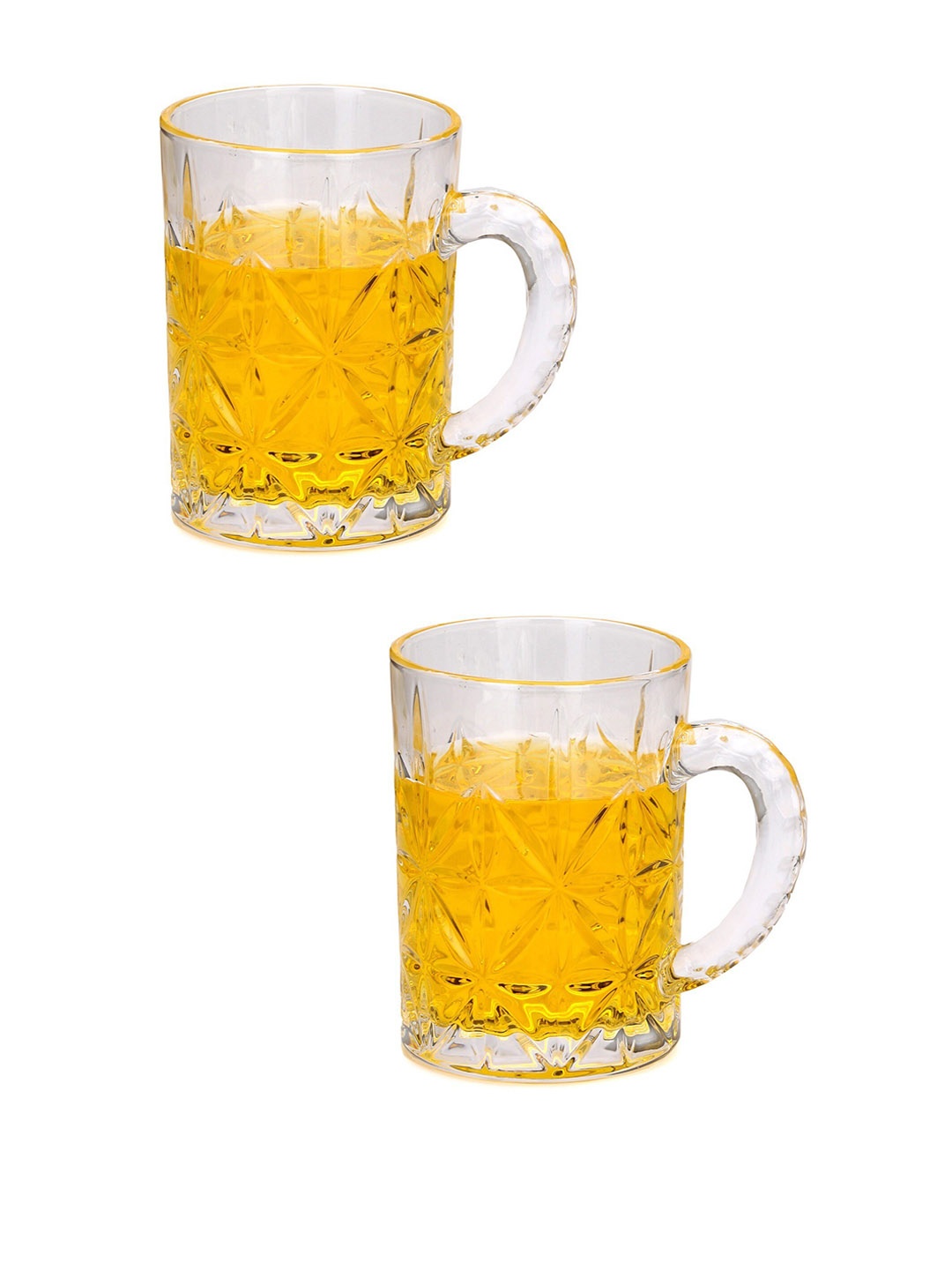 

1ST TIME Transparent 2 Pieces Dishwasher Safe Beer Glasses 450 ml