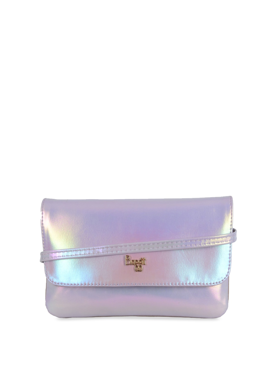 

Baggit Structured Sling Bag, Violet