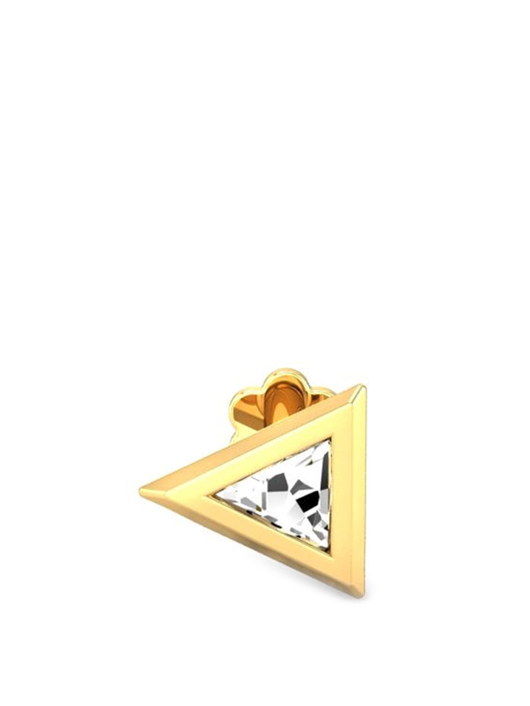 

CANDERE A KALYAN JEWELLERS COMPANY BIS Hallmark18KT Gold Diamond Nosepin-0.6gm