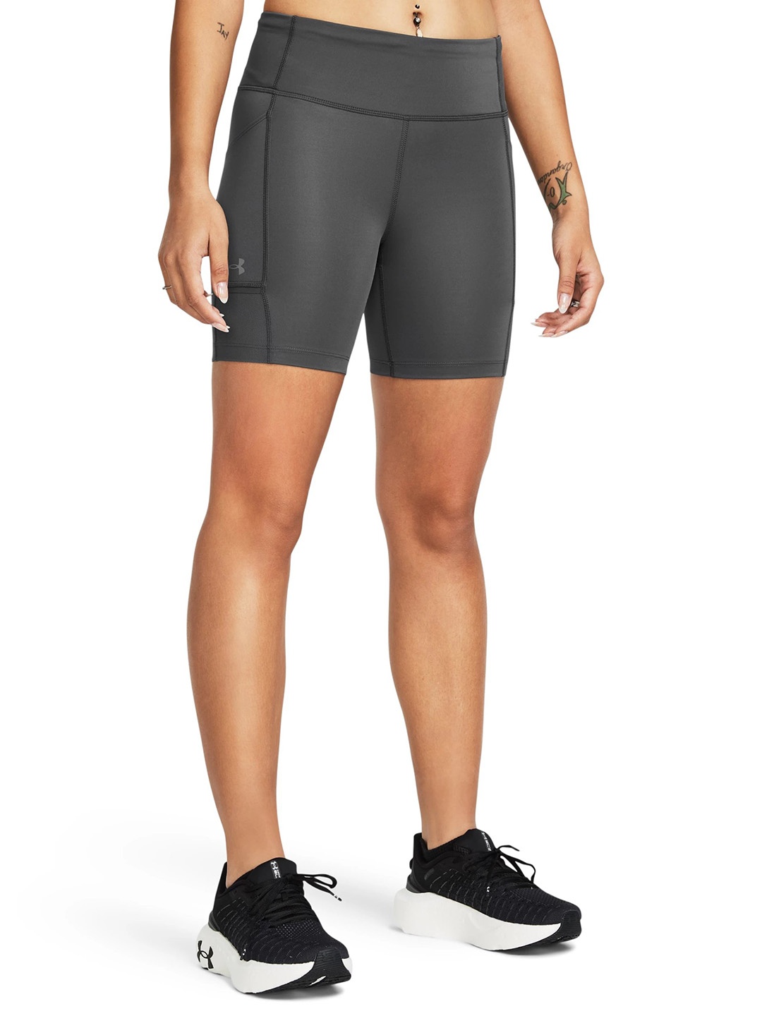 

UNDER ARMOUR Women Fly Fast 6" Running Shorts, Grey