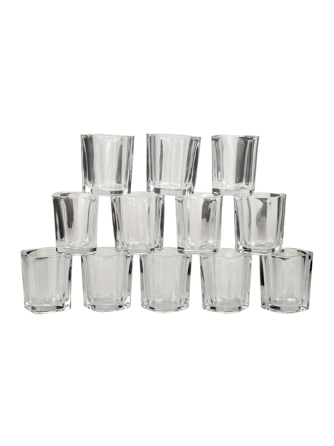 

1ST TIME Transparent 12 Pieces Water Glasses 50 ml Each