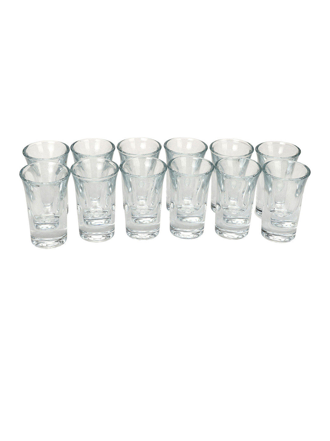 

1ST TIME Transparent 12 Pieces Textured Water Glasses 30 ml Each