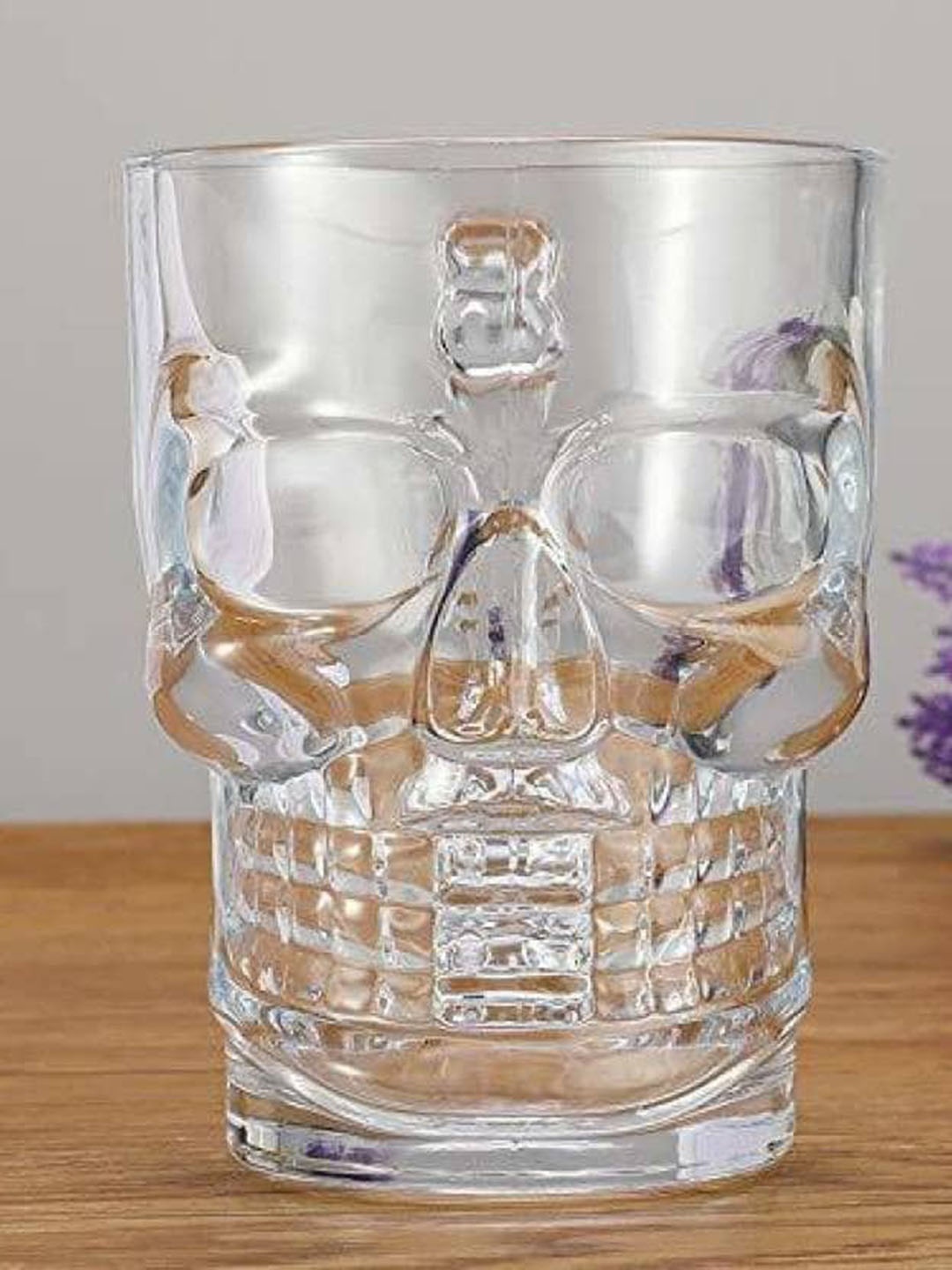 

1ST TIME Transparent 8 Pieces Textured Whisky Glasses- 500ml