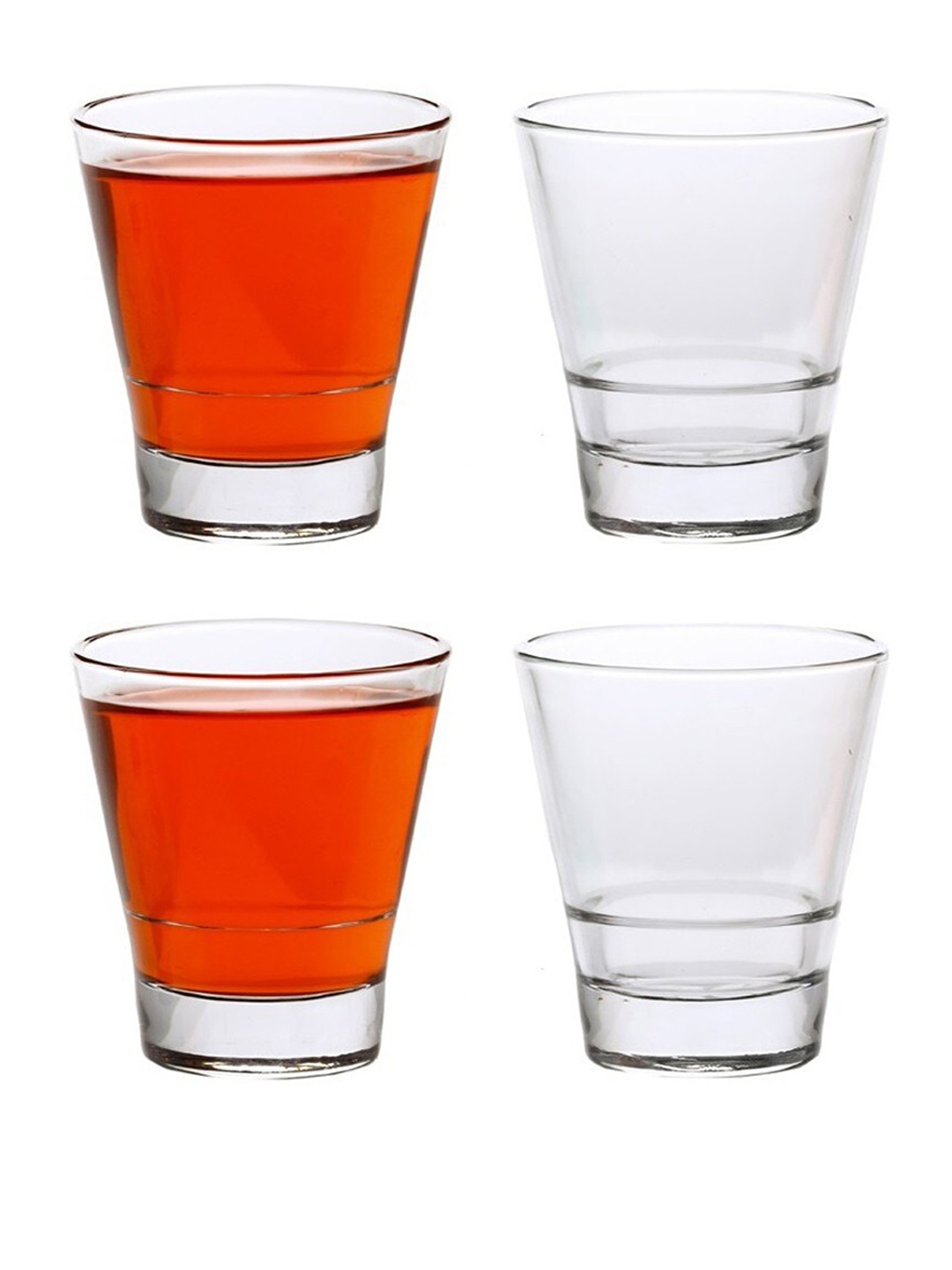 

1ST TIME Transparent 6 Pieces Water Glasses 150 ml Each