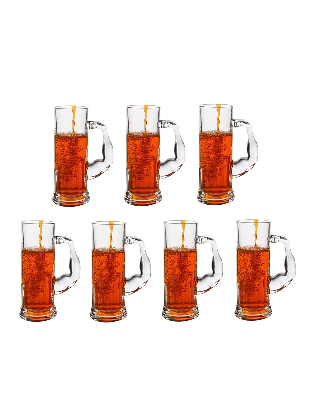 

1ST TIME Transparent 7-Pcs Dishwasher Safe Beer Glasses - 600 ml