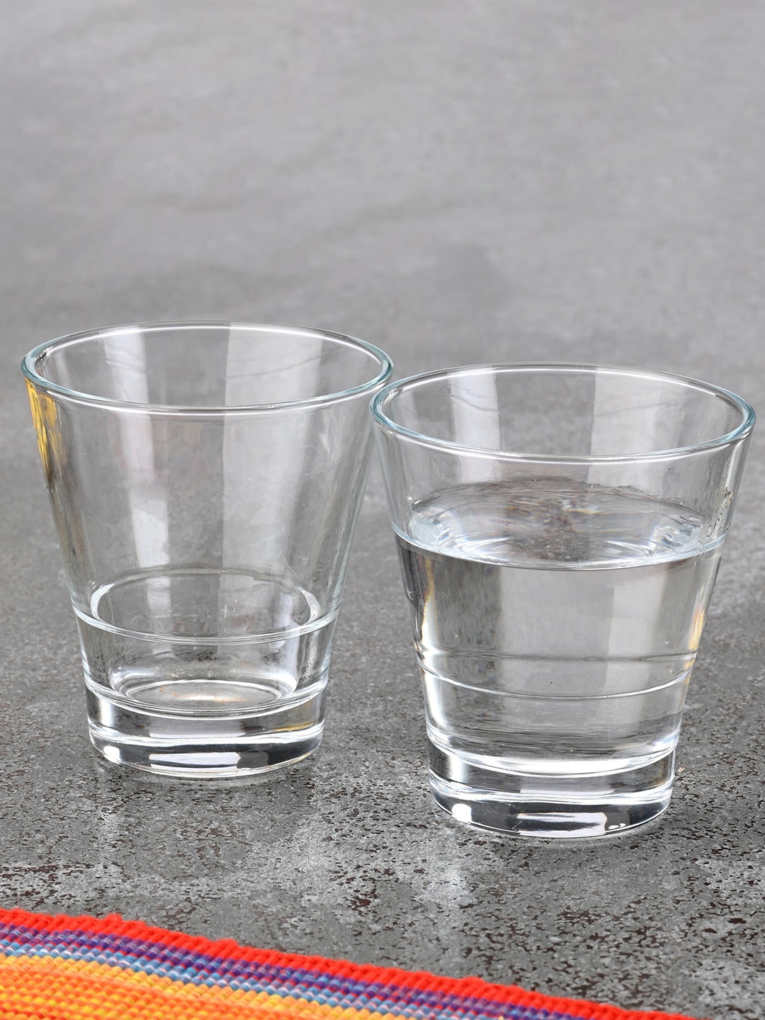 

1ST TIME Transparent 2 Pcs Water Glass 200 ml