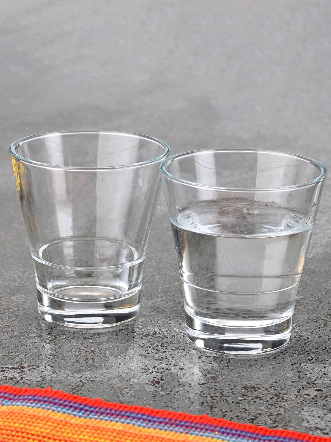 

1ST TIME Transparent 4 Pieces Water Glasses 150 ml Each