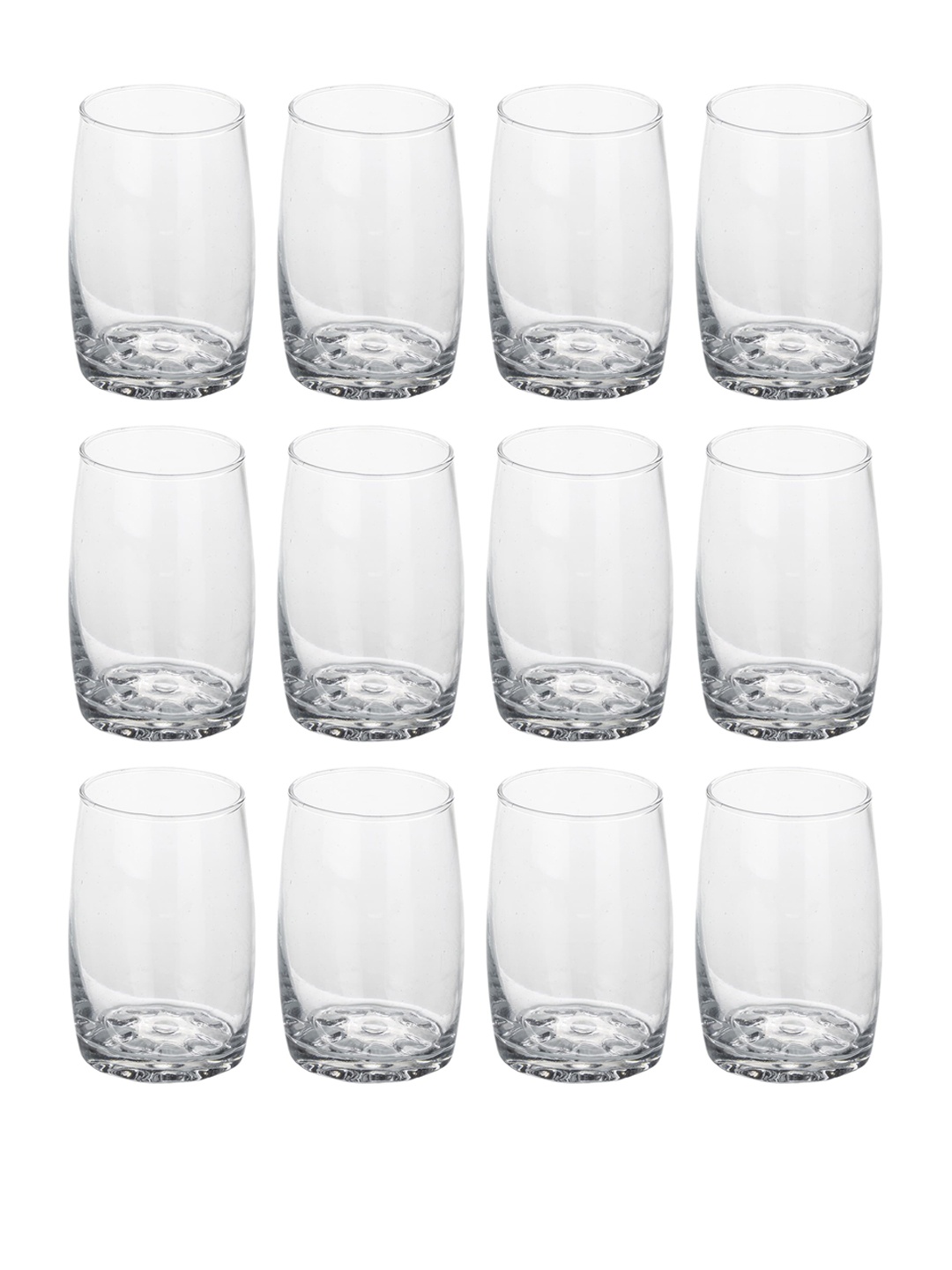 

1ST TIME Transparent 12 Pieces Water Glasses 270 ml Each