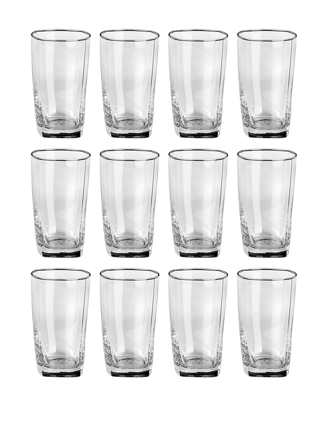 

1ST TIME Transparent 12 Pieces Dishwasher Safe Water Glass 350 ml Each