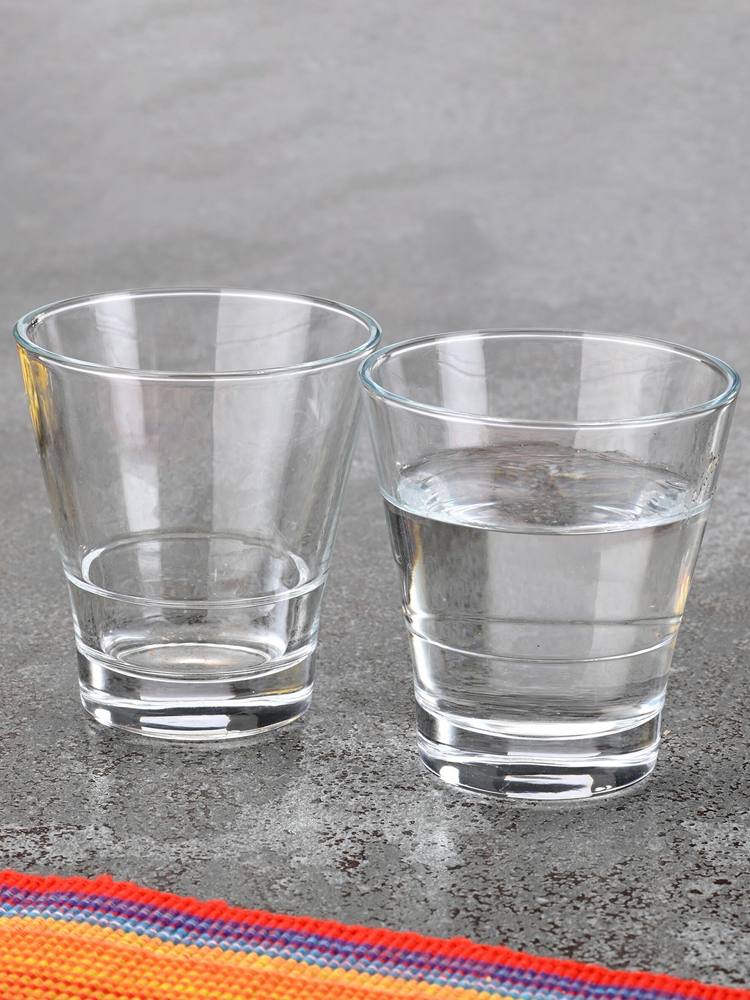 

1ST TIME Transparent 9 Pieces Water Glasses 150 ml Each
