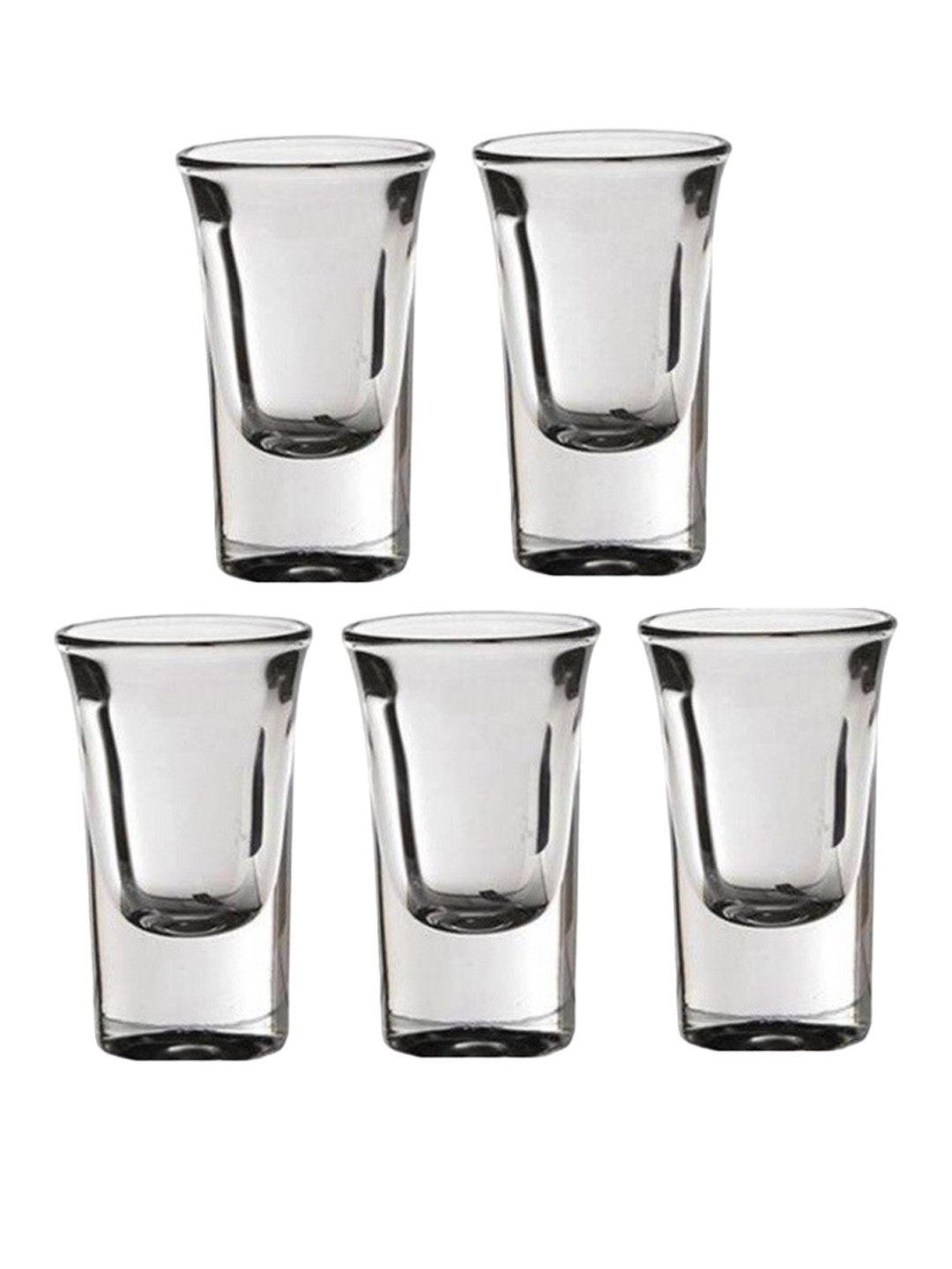 

1ST TIME Transparent 5 Pieces Water Glasses 30 ml Each