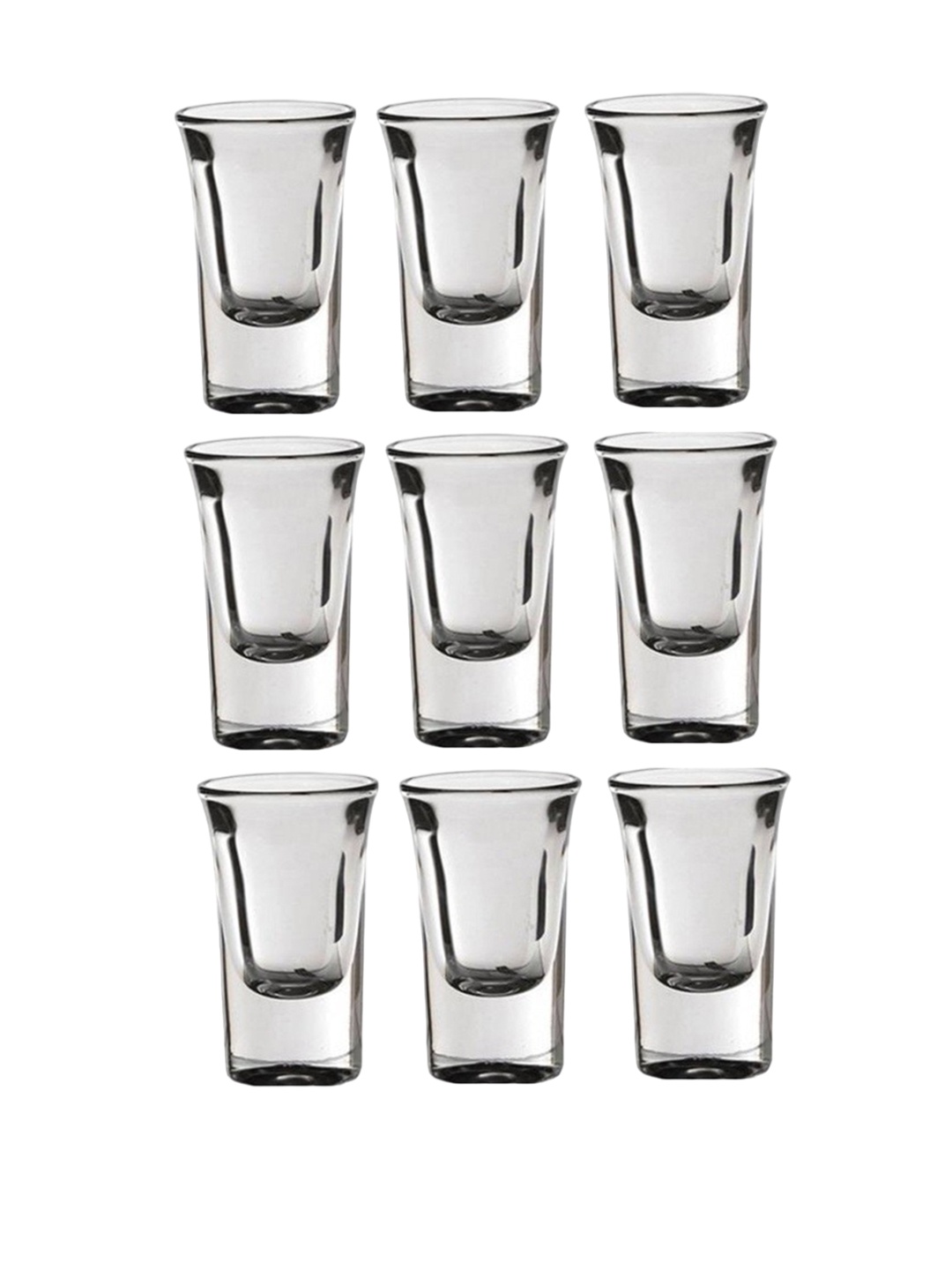 

1ST TIME Transparent 9 Pieces Shot Glasses 30 ml