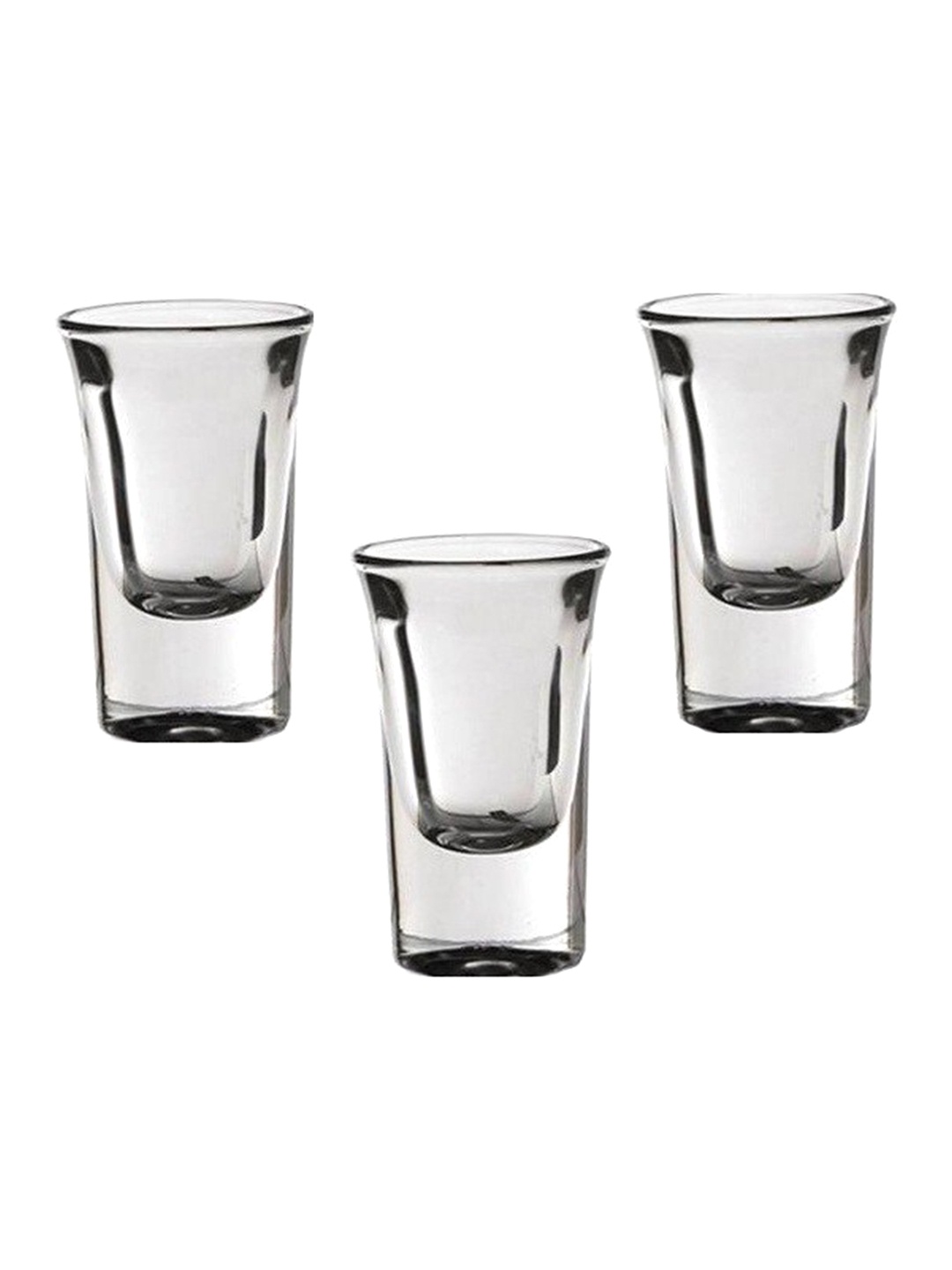 

1ST TIME Transparent 3 Pieces Water Glass 30 ml Each