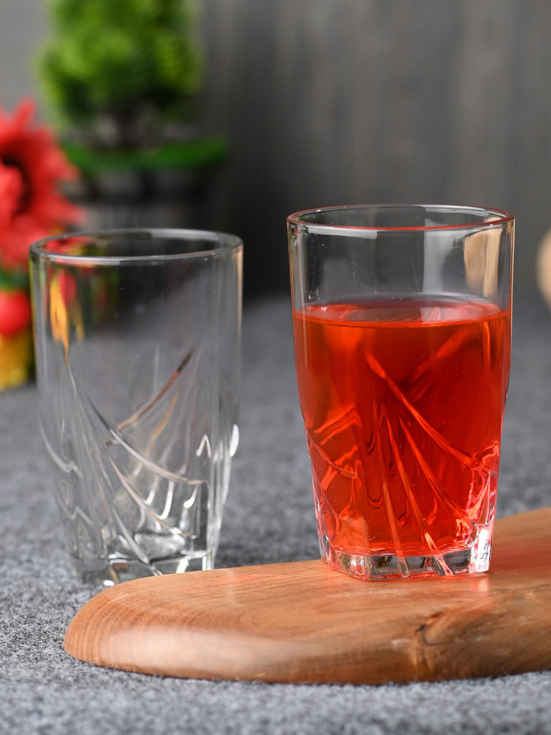 

1ST TIME Transparent 4 Pieces Water Glasses 150ml Each