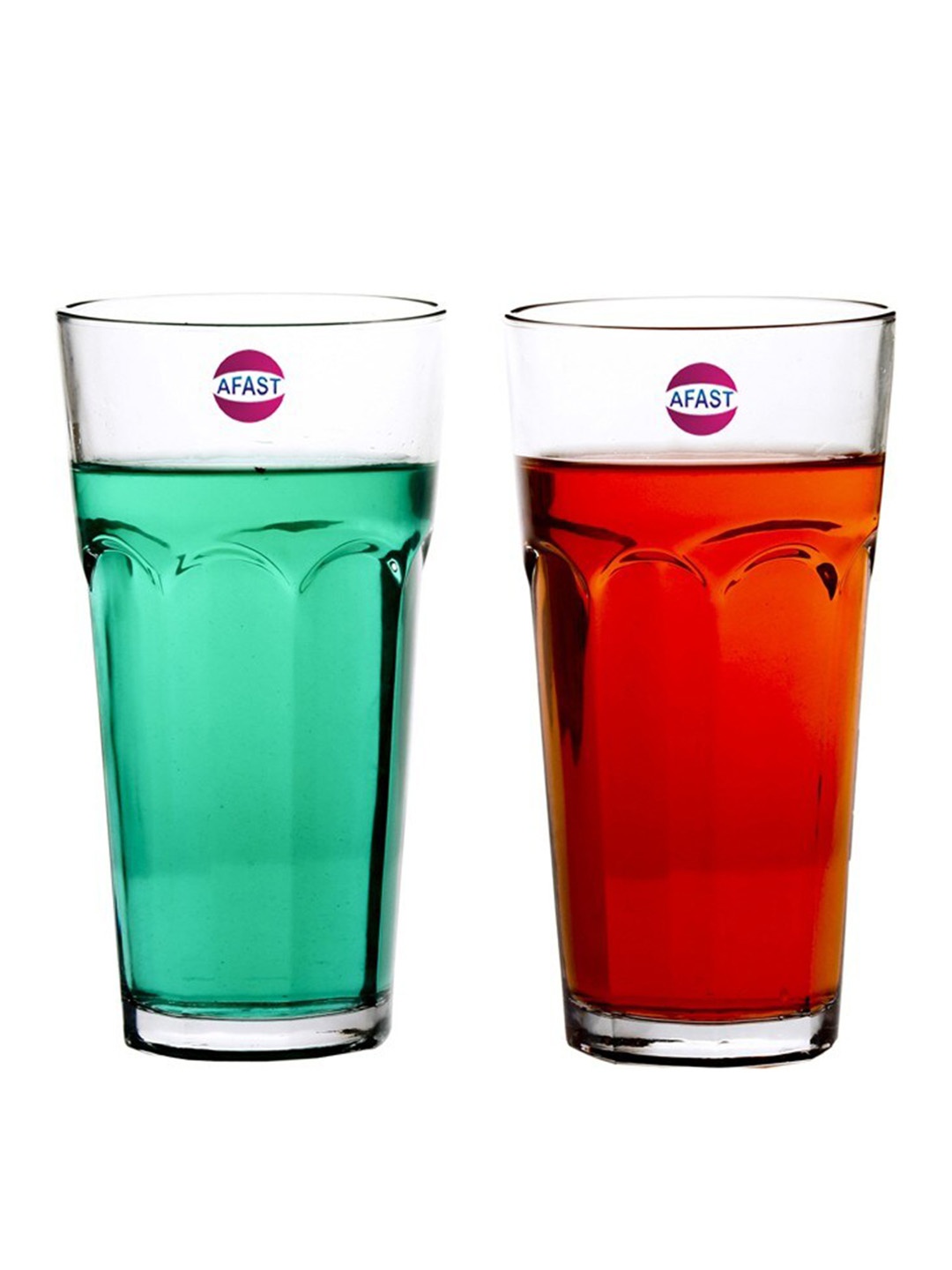 

1ST TIME Transparent 2 Pieces Water Glasses 300 ml Each