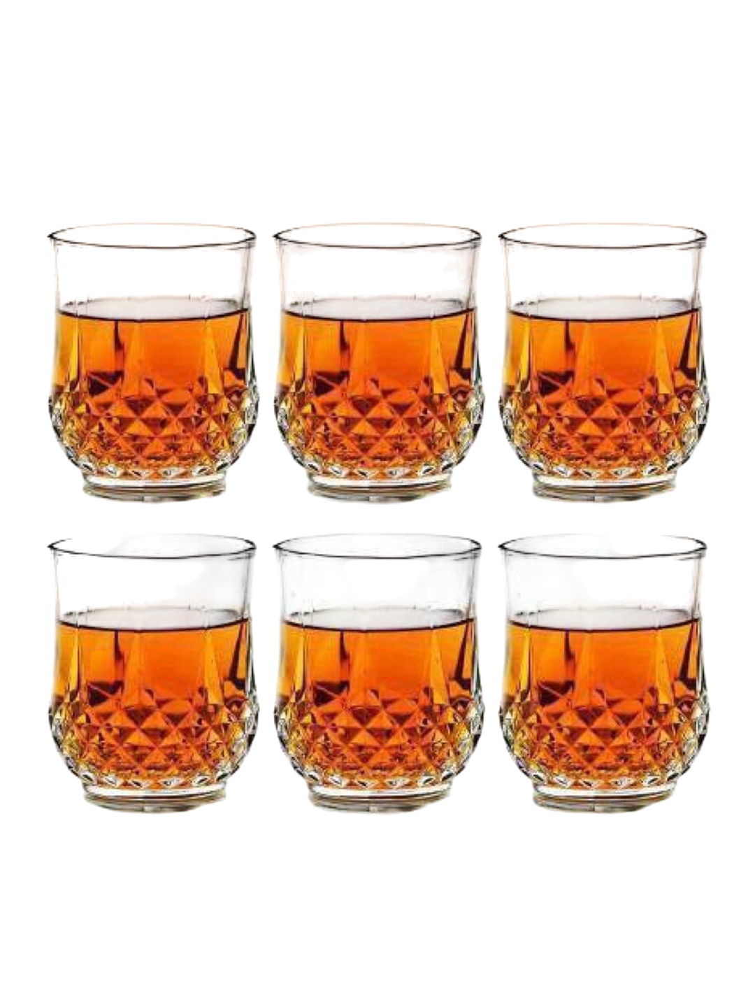 

1ST TIME Transparent 6 Pieces Whisky Glasses 200 ml Each