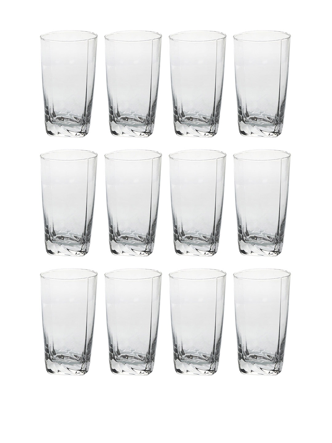 

1ST TIME Transparent 12 Pieces Water Glasses 300 ml Each