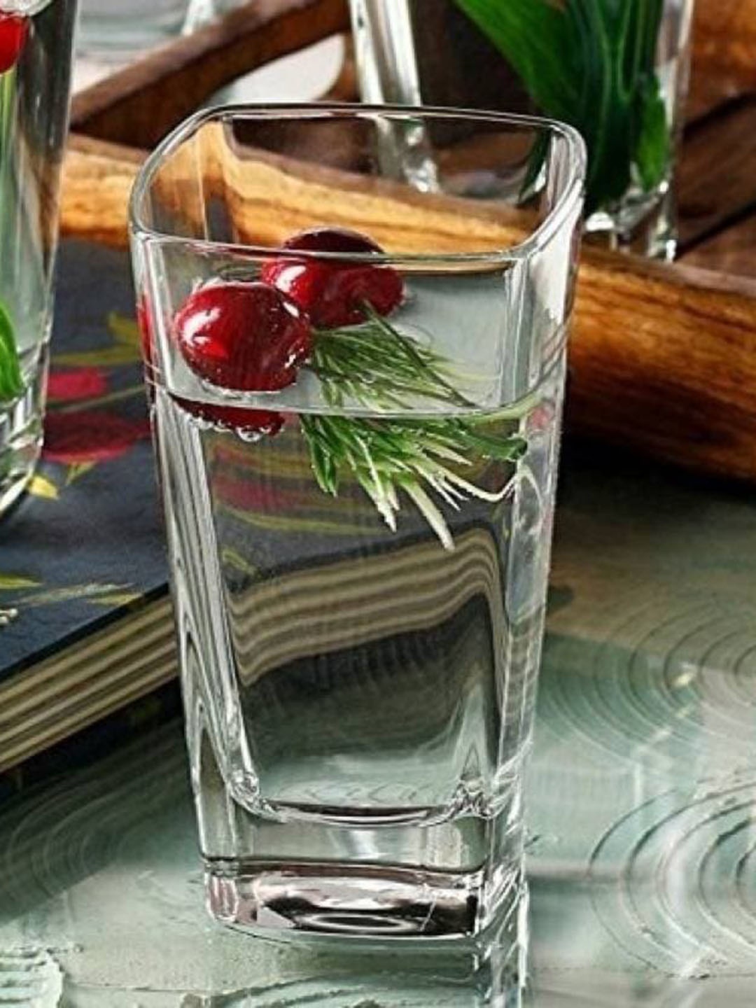

1ST TIME Transparent 12 Pieces Water Glasses-350 ml Each