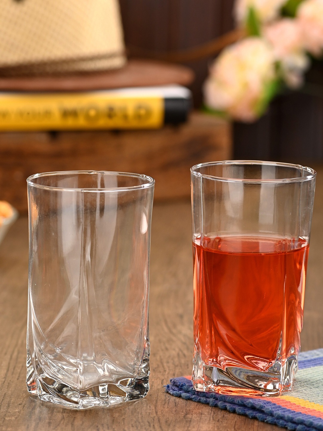 

1ST TIME Transparent 12 Pieces Water Glass 300 ml Each