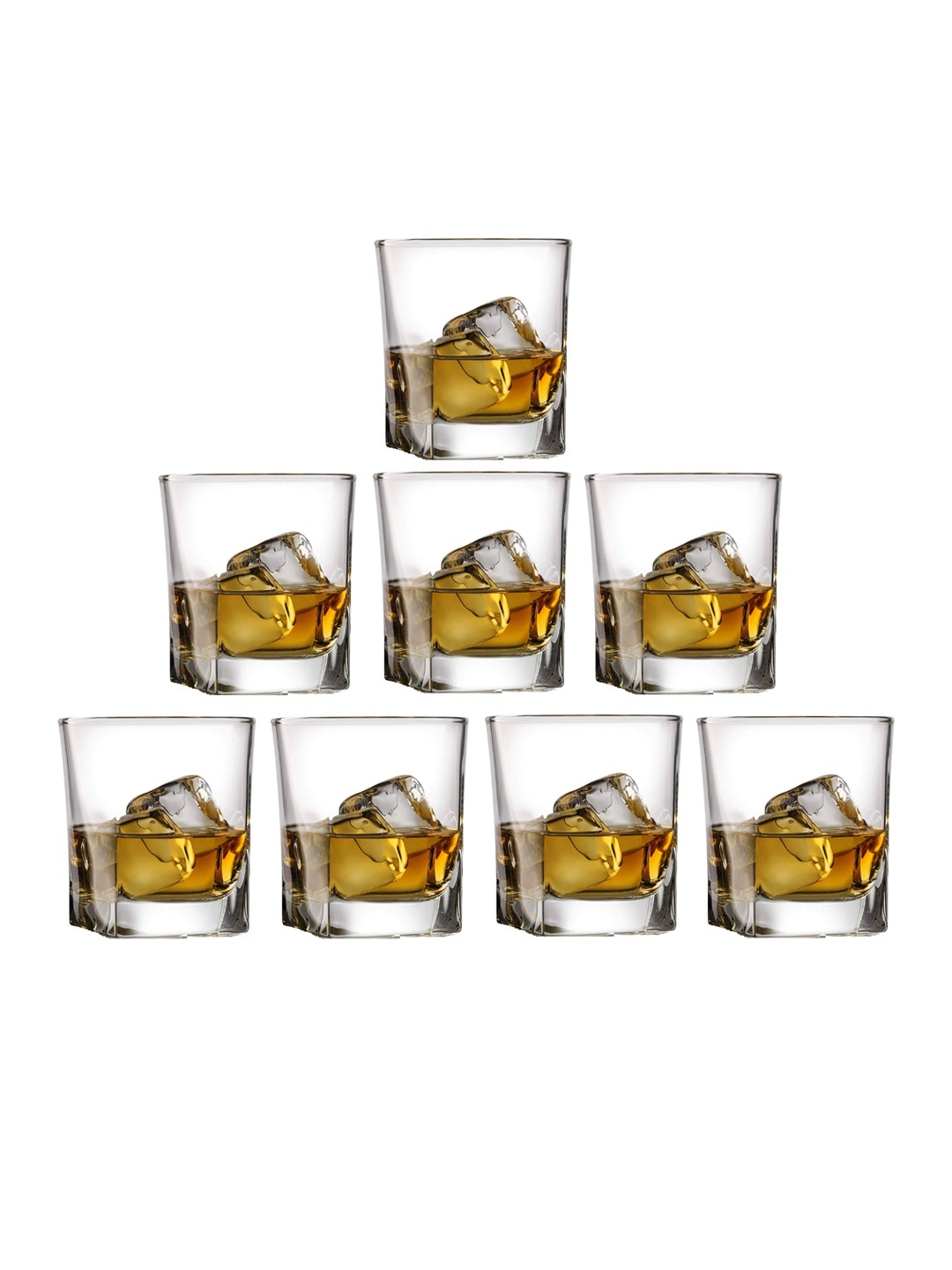 

1ST TIME Transparent 8 Pcs Beer Glasses 180 ml Each