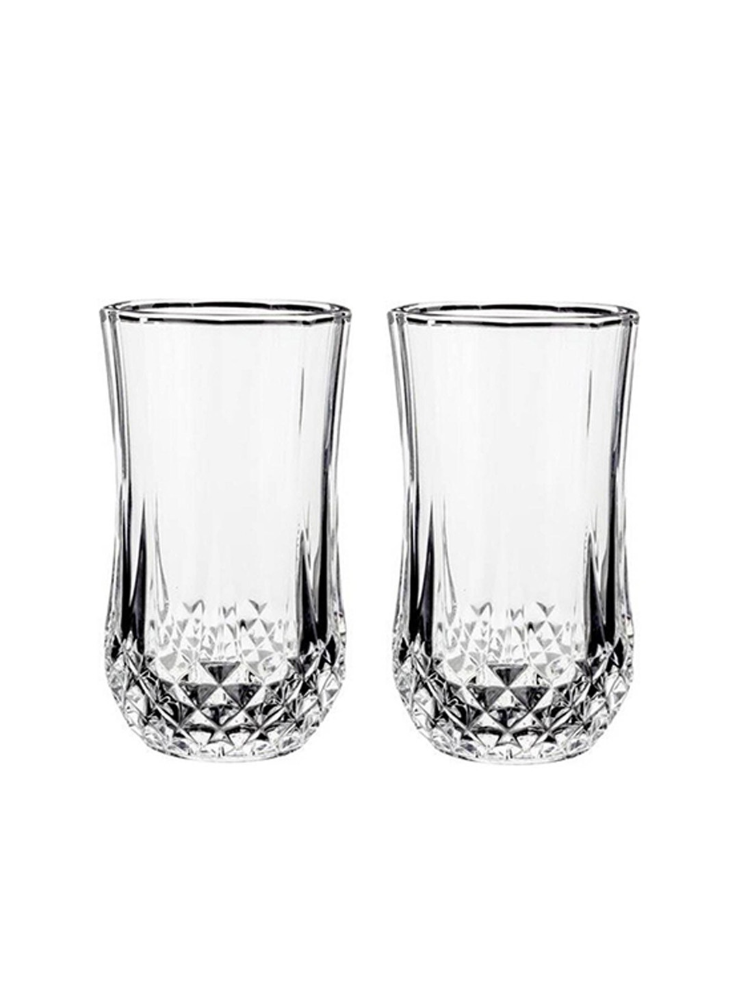 

1ST TIME Transparent 2 Pieces Water Glass 350ml