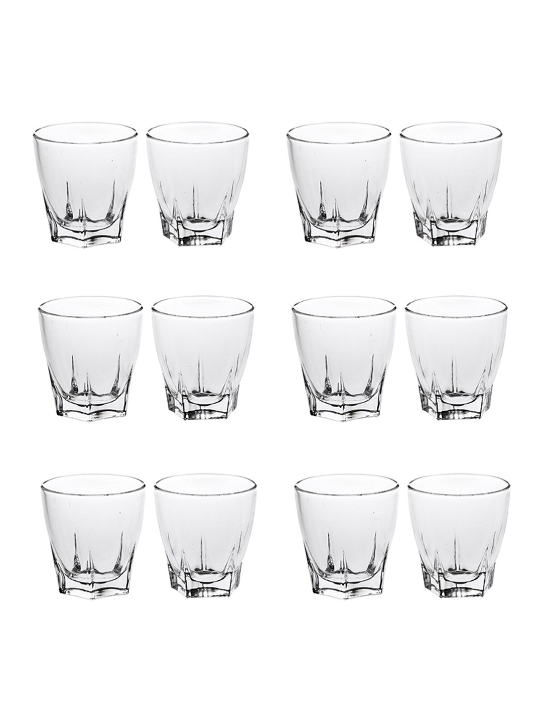 

1ST TIME Transparent 12 Pieces Water Glass 180 ml