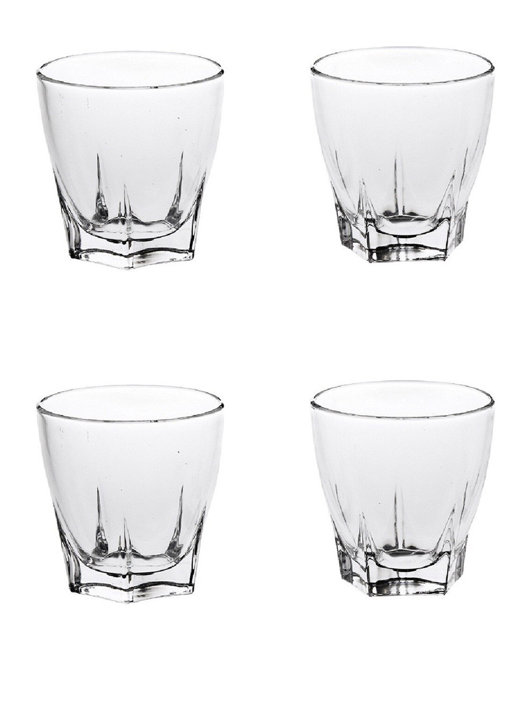 

1ST TIME Transparent 4 Pieces Water Glass 180ml