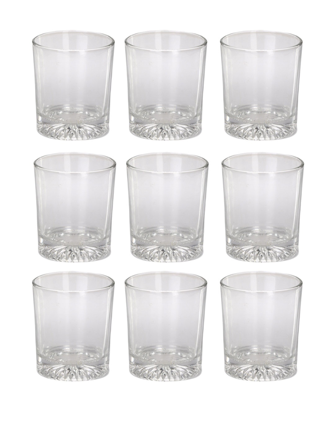 

1ST TIME Transparent 9-Pcs Transparent Water Glass 300ml