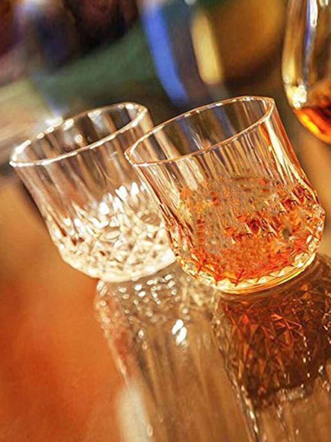 

1ST TIME Transparent 2 Pieces Dishwasher Safe Bar Glasses 200 ml Each