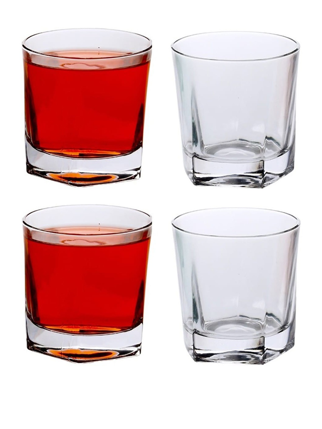 

1ST TIME Transparent 4 Pieces Whisky Glass 200 ml