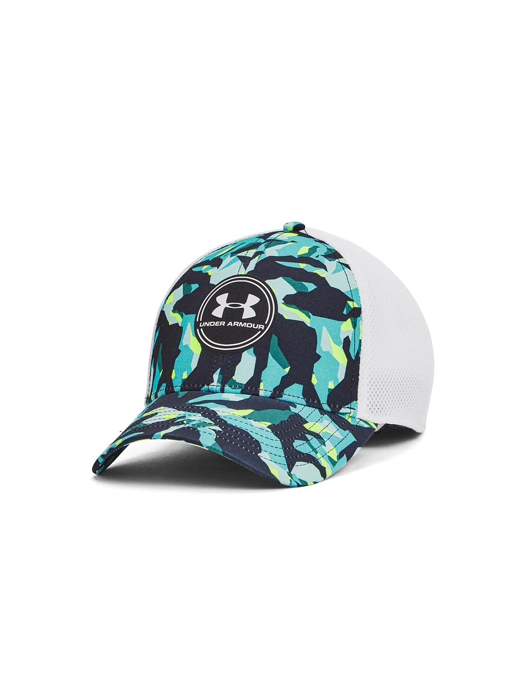 

UNDER ARMOUR Men Iso-chill Driver Mesh Printed Baseball Cap, Black
