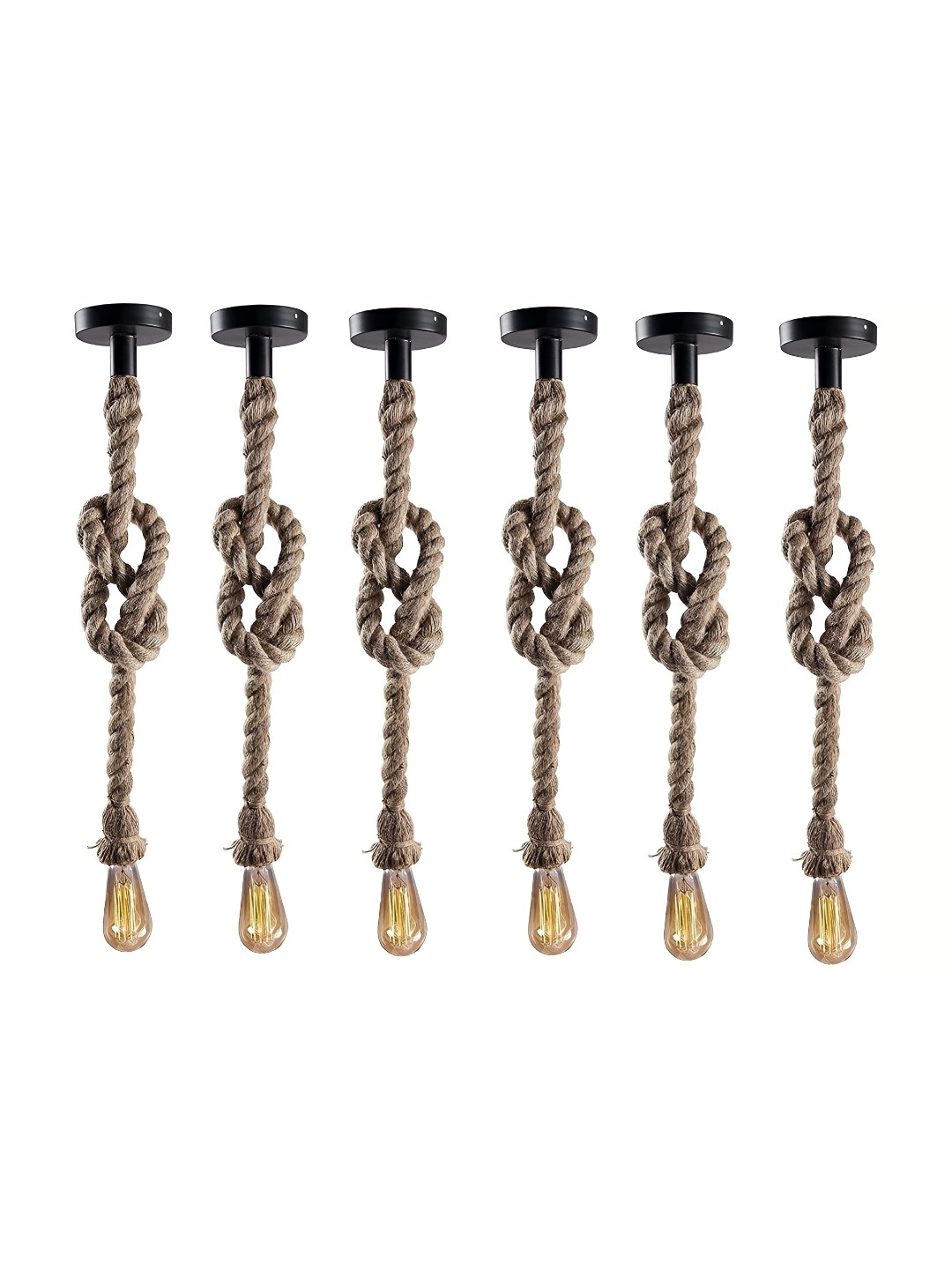 

Tip 'n' Top Brown Textured Glass Quirky Ceiling Lamp