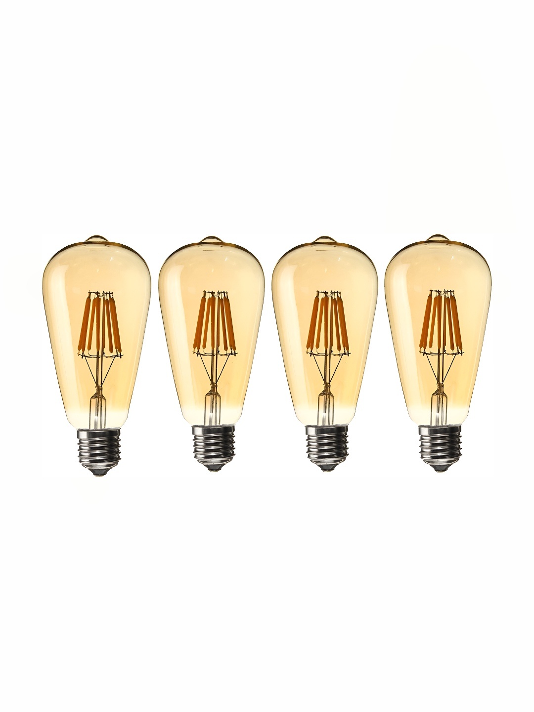 

Tip 'n' Top Yellow 4 Pcs Glass Traditional Ceiling Lamp