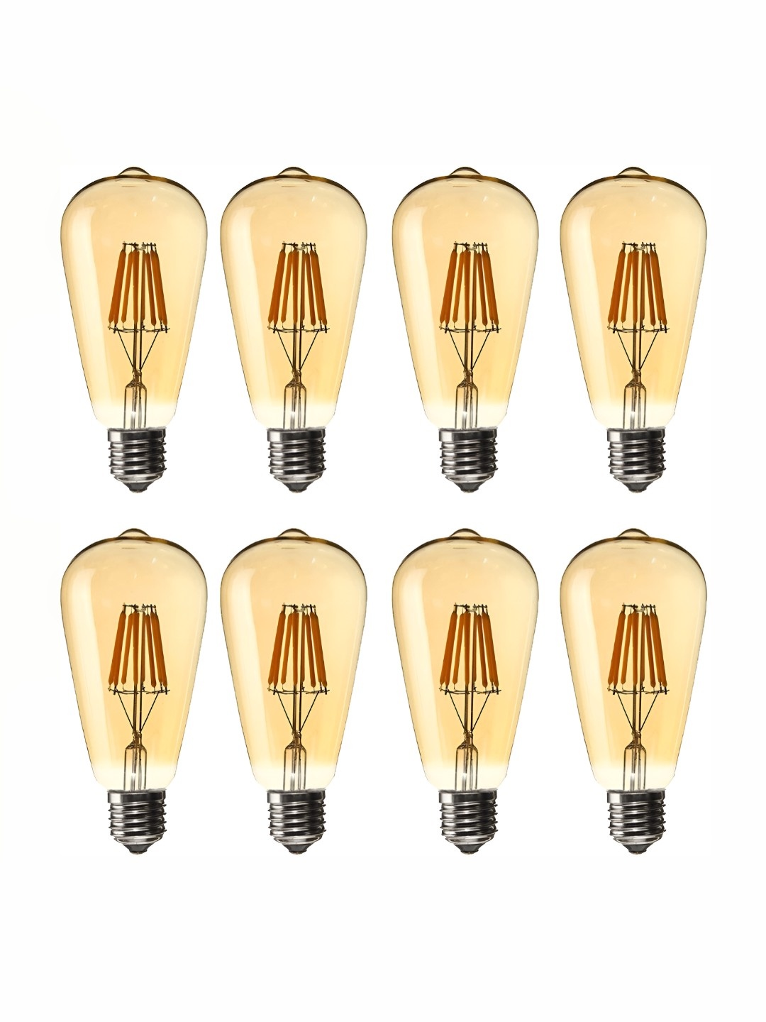 

Tip 'n' Top Yellow 8 Pcs Glass Traditional Ceiling Lamp