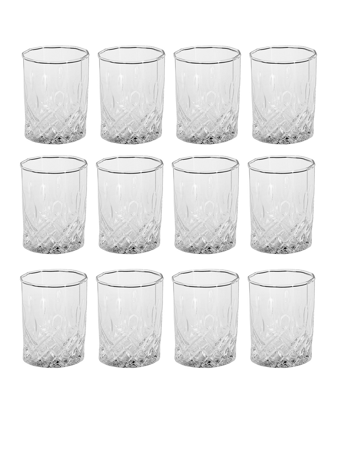 

1ST TIME Transparent 12 Pieces Wine Glass 200ml