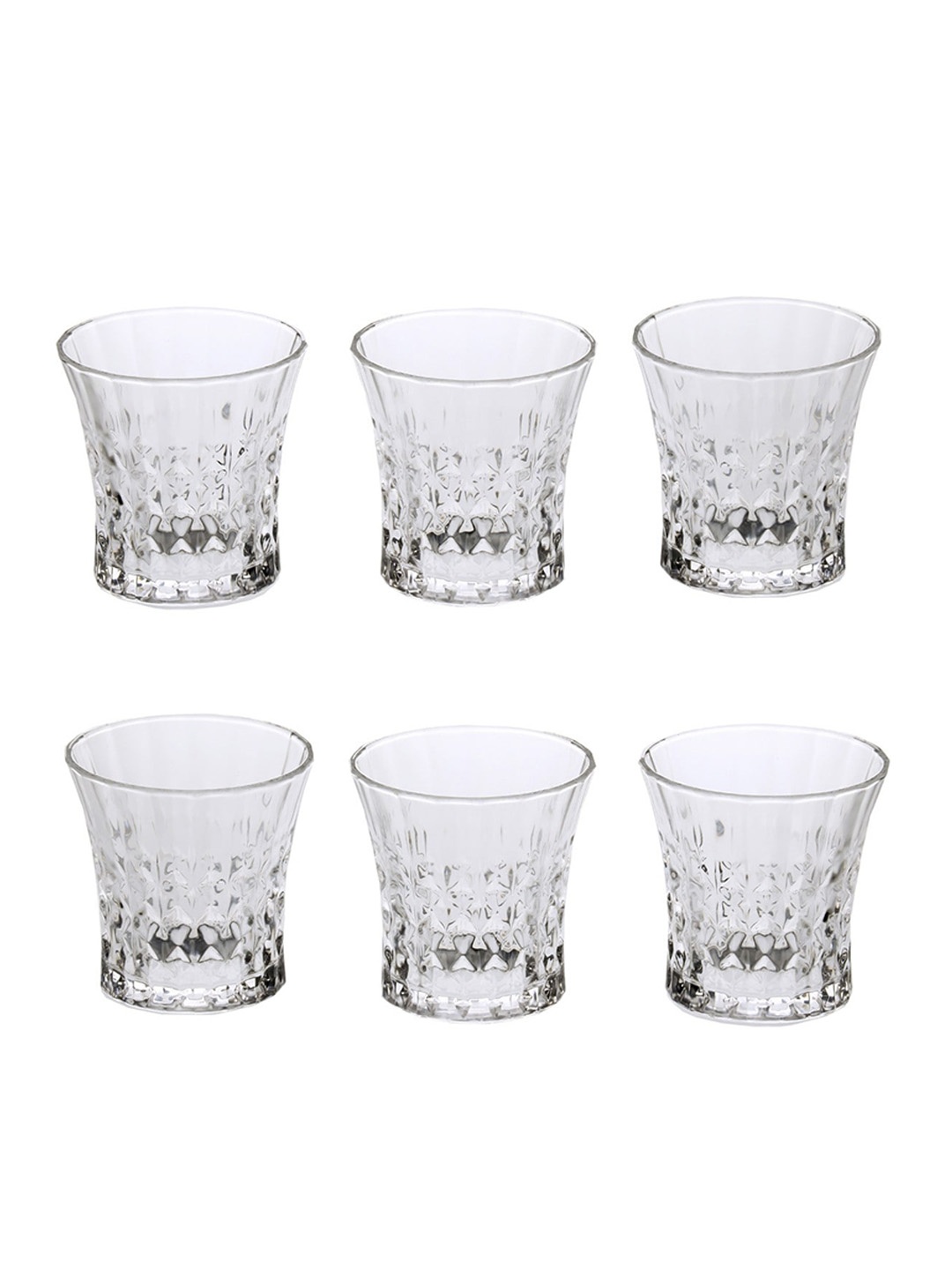 

1ST TIME Transparent 6 Pieces Dishwasher Safe Beer Glasses 200 ml Each