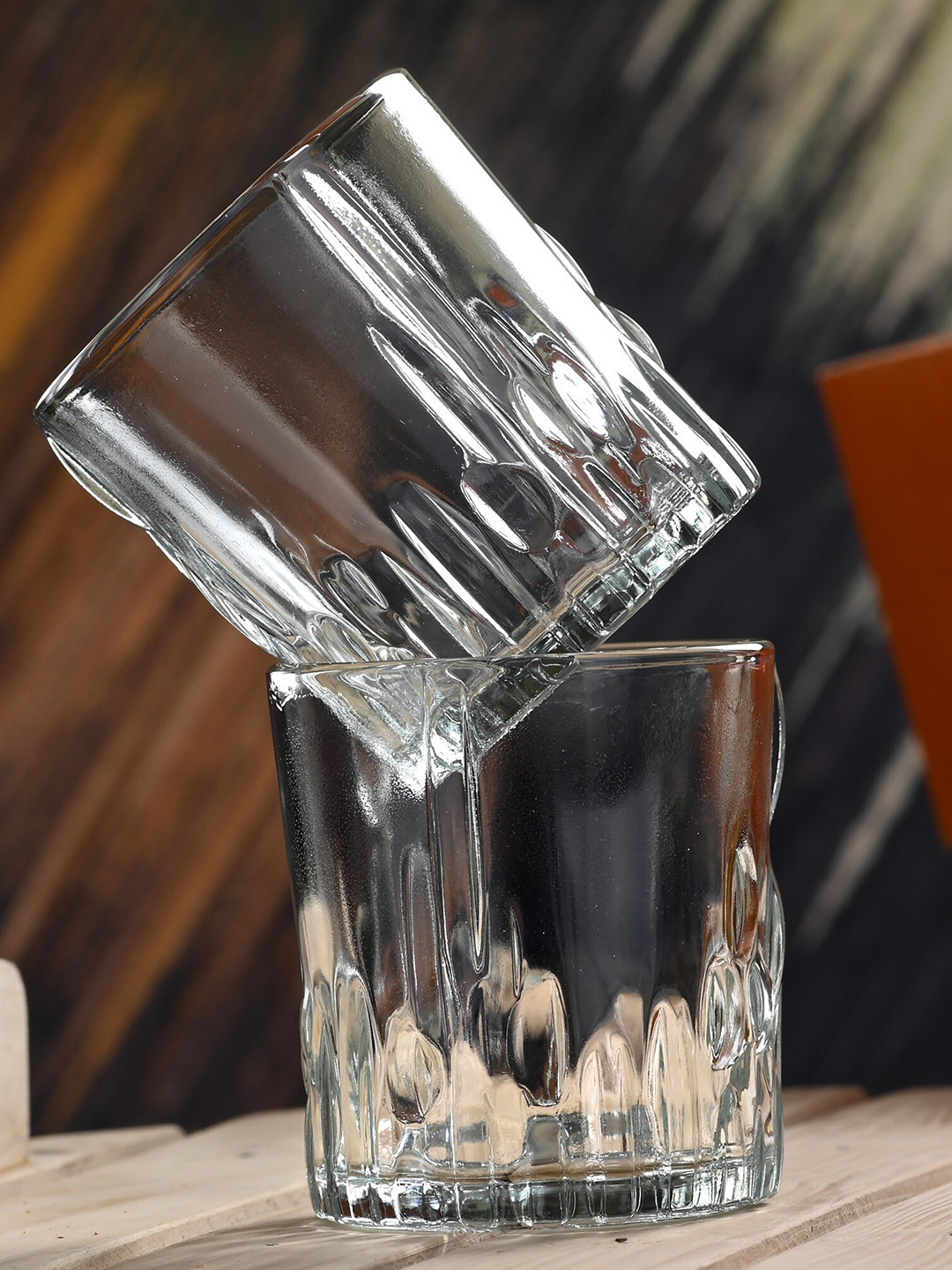 

1ST TIME Transparent 3 Pieces Water Glasses 200 ml Each